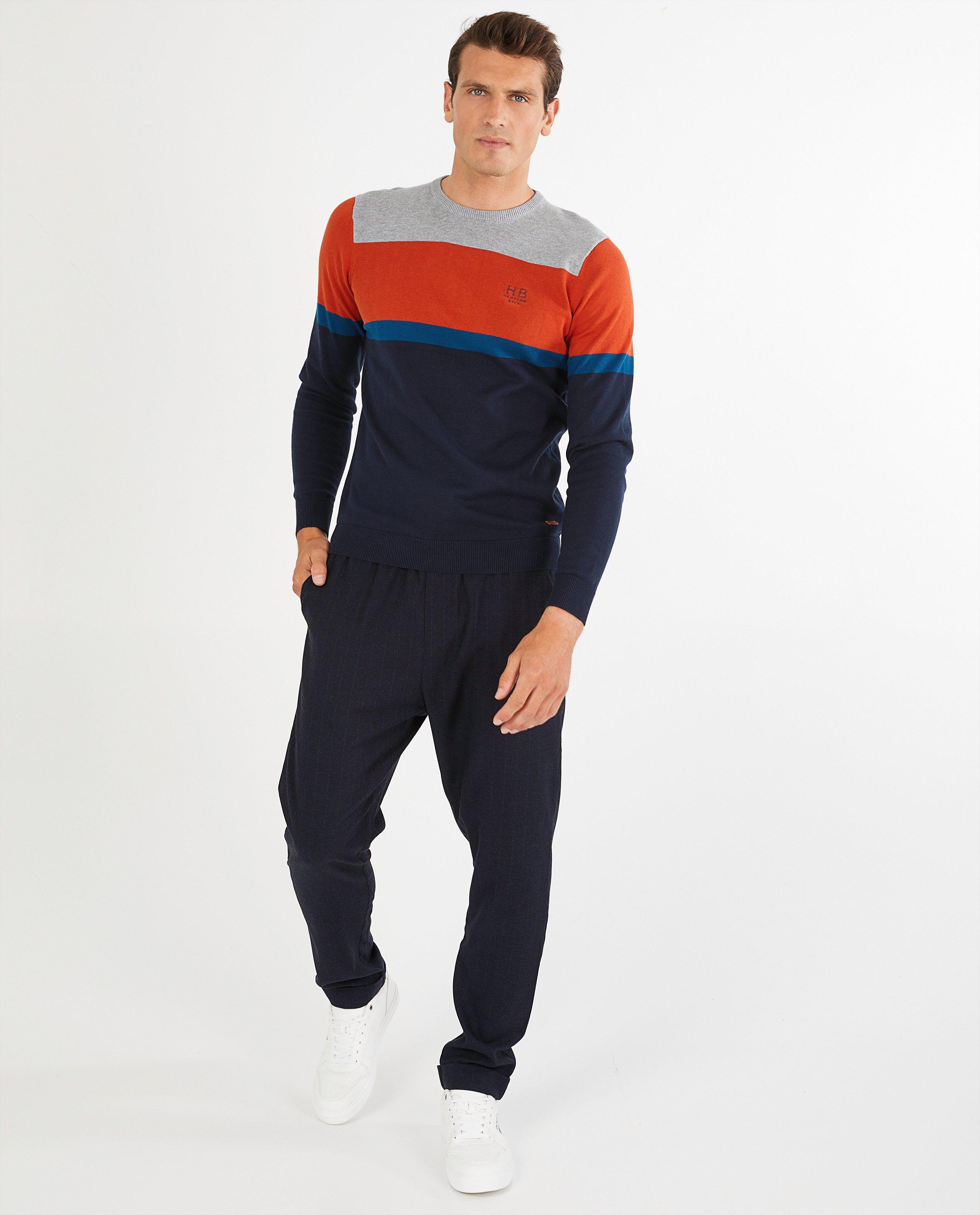 Pantalon rayé Hampton Bays - bleu foncé - Hampton Bays