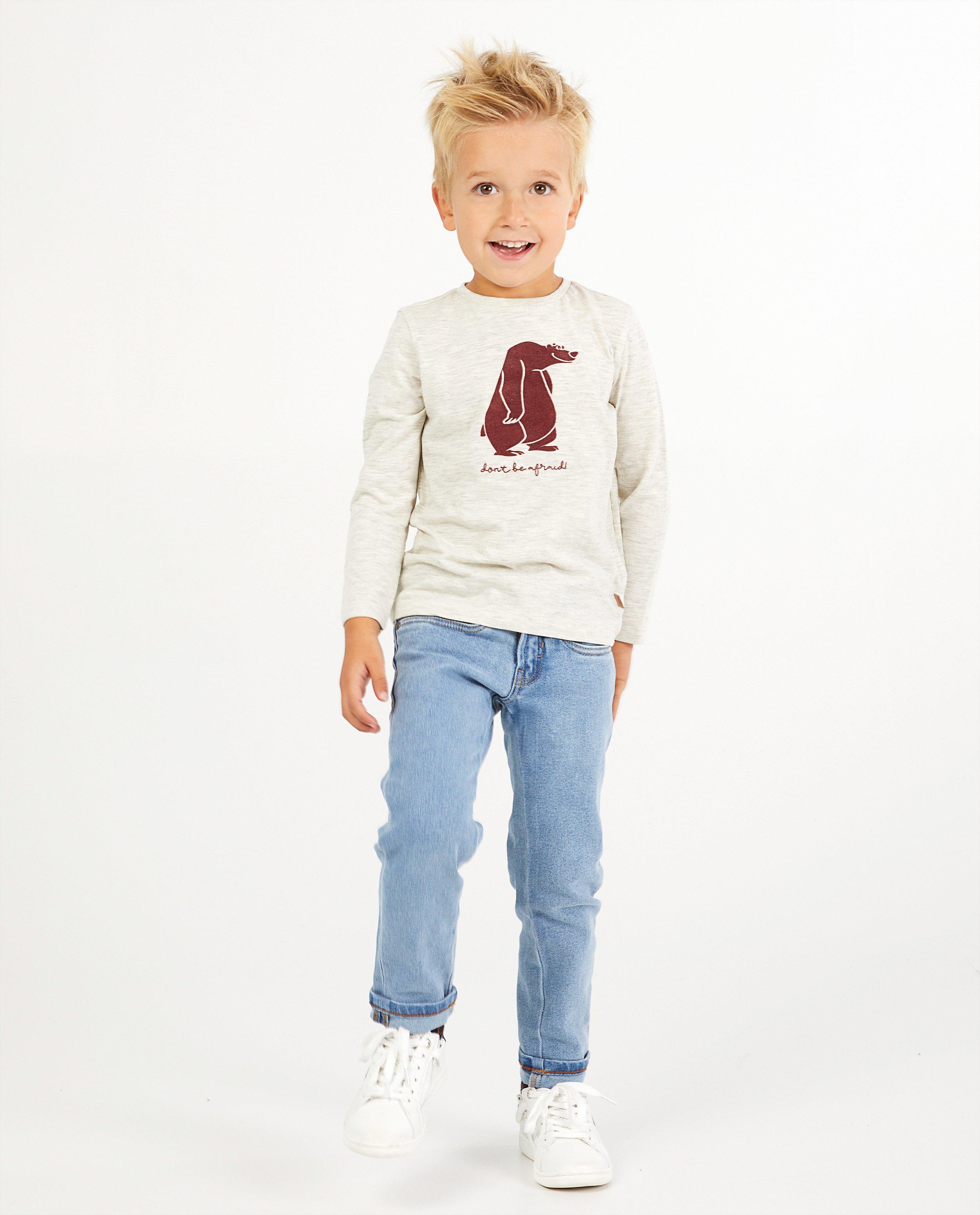 Lichtblauwe jeans Wickie - stretch - Wickie