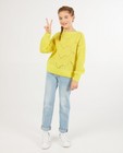 Pull jaune - en tricot à mailles de taille moyenne - Fish & Chips