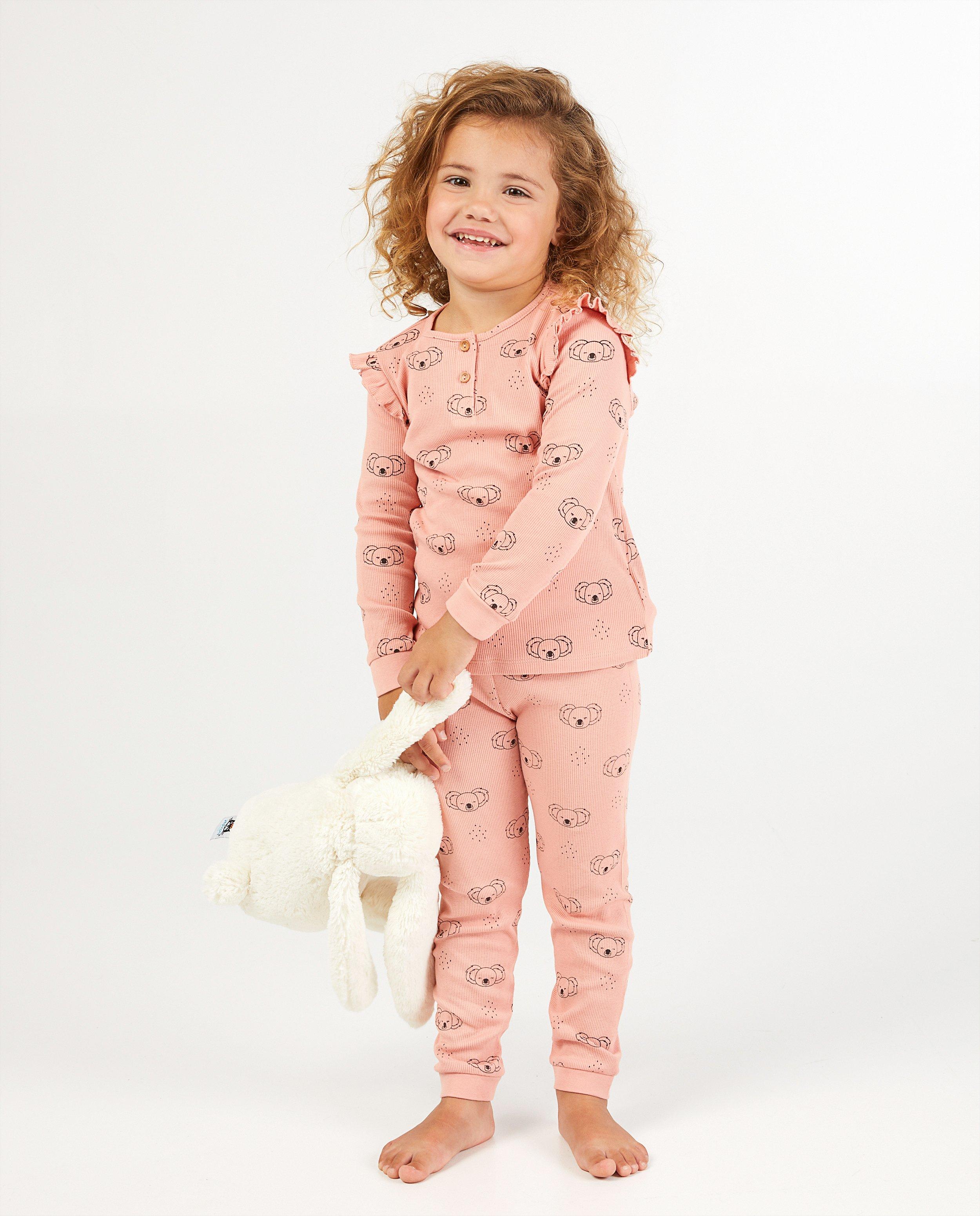 Pyjama rose, 2 pièces - avec un imprimé de koala - Milla Star
