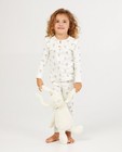 2-delige pyjama in wit - met allover print - Milla Star