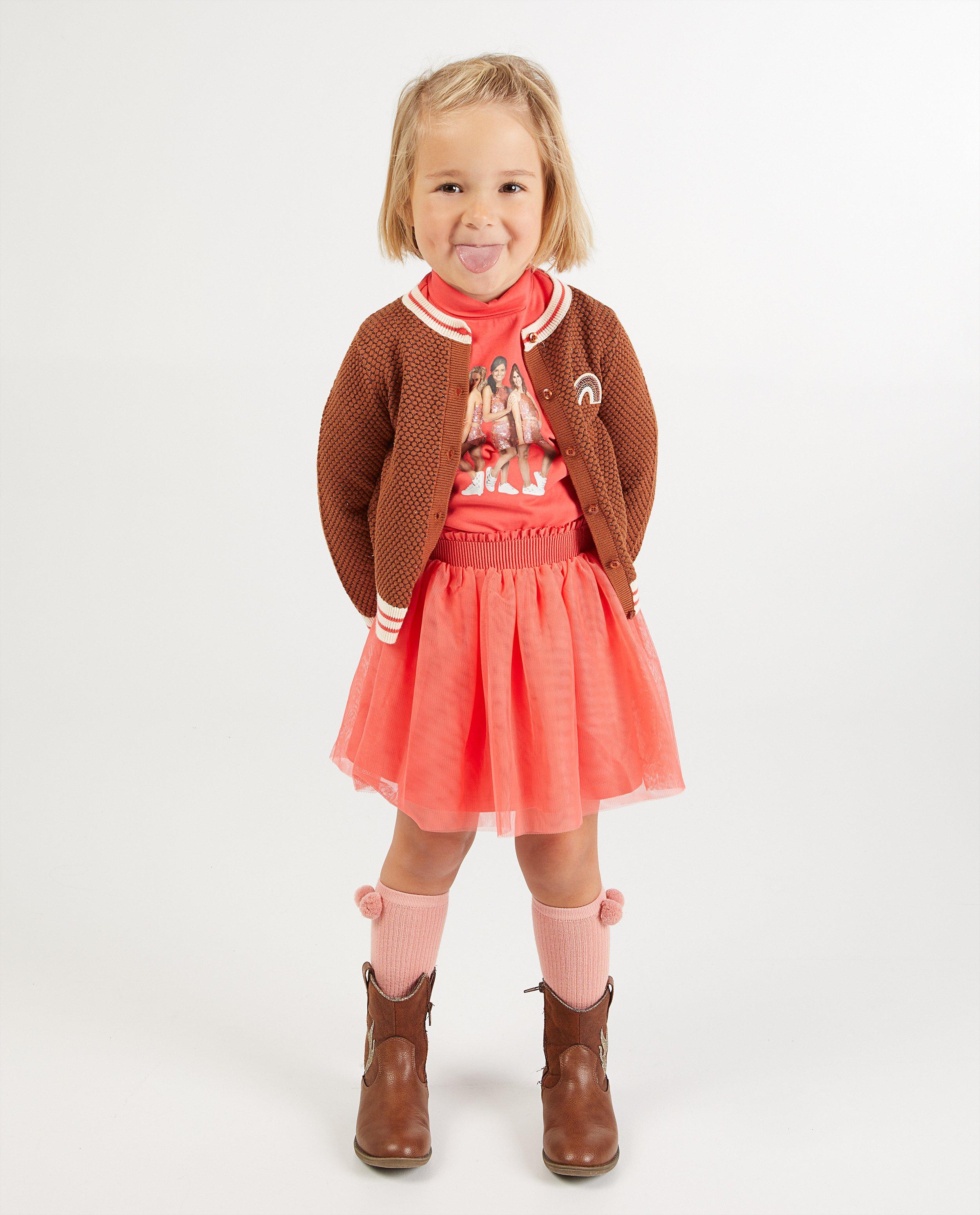 Cardigan brun avec fil métallisé K3 - fil métallisé - K3