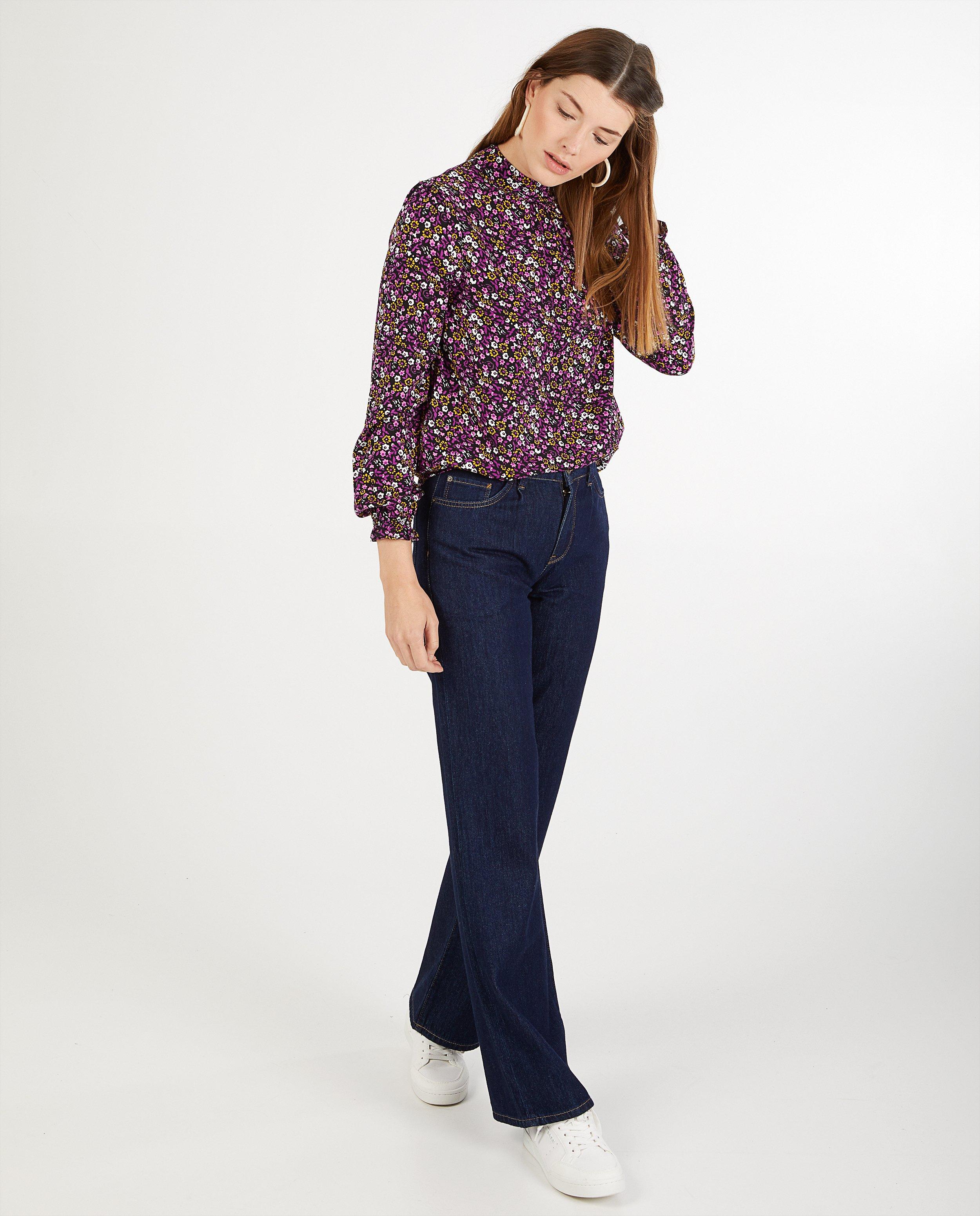 Blouse à imprimé fleuri Karen Damen - imprimé intégral - Karen Damen