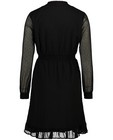 Kleedjes - Zwarte jurk met stippenprint Sora