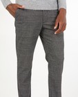 Pantalons - Chino gris foncé à carreaux
