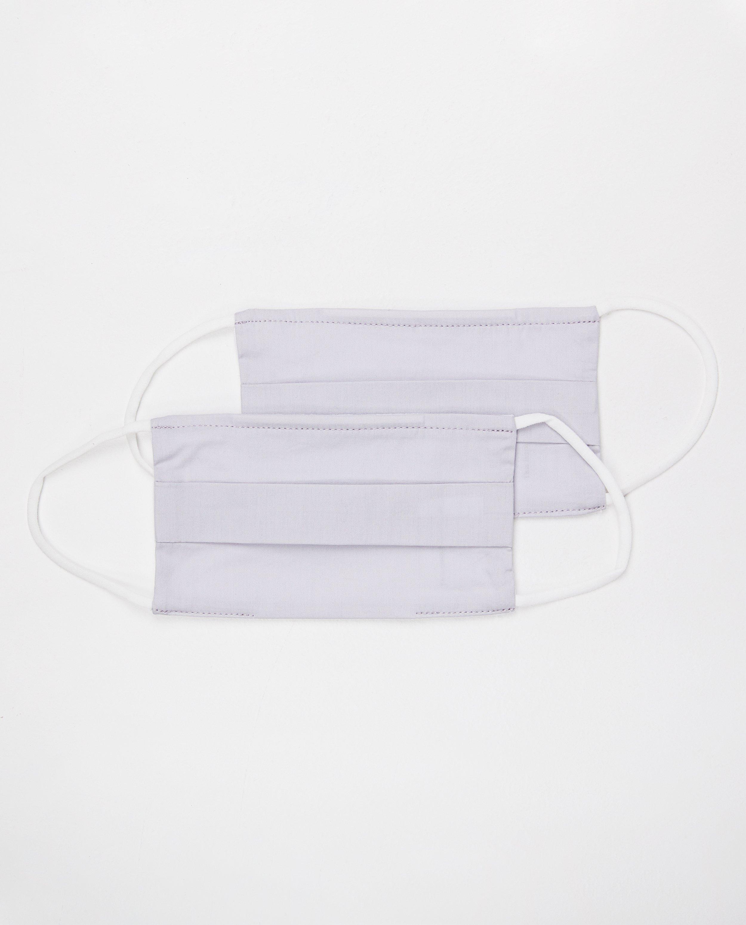 2 masques gris clair - unisexe - ensemble de 2 - JBC