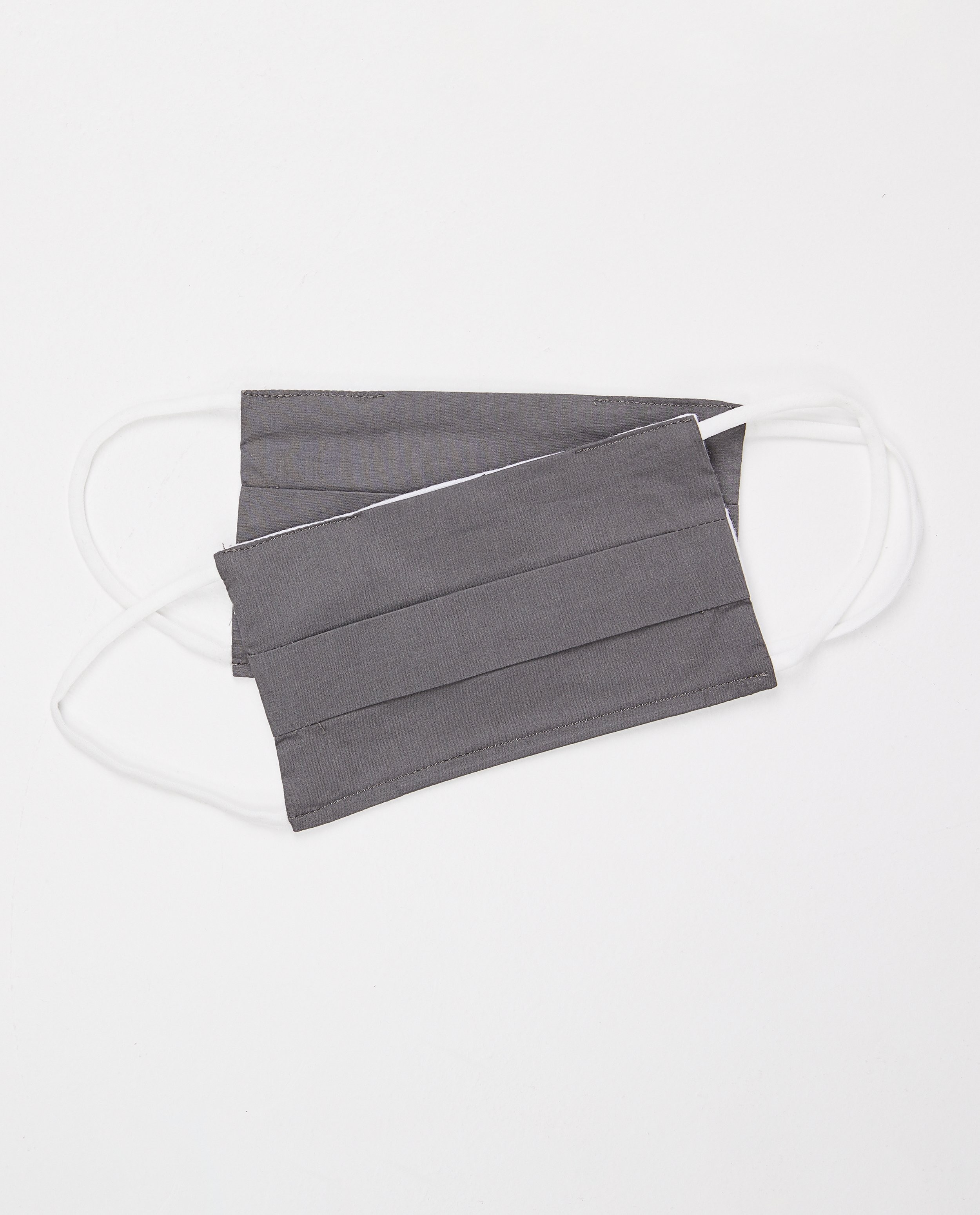 2 masques gris foncé - unisexe - ensemble de 2 - JBC
