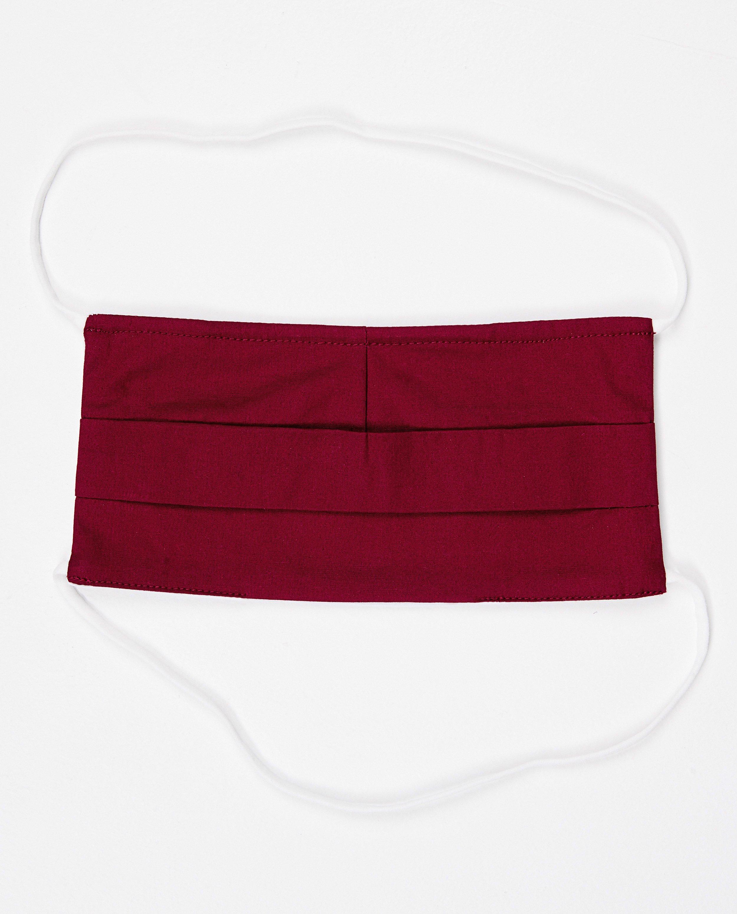 Gadgets - 2 wijnroze mondmaskers - unisex