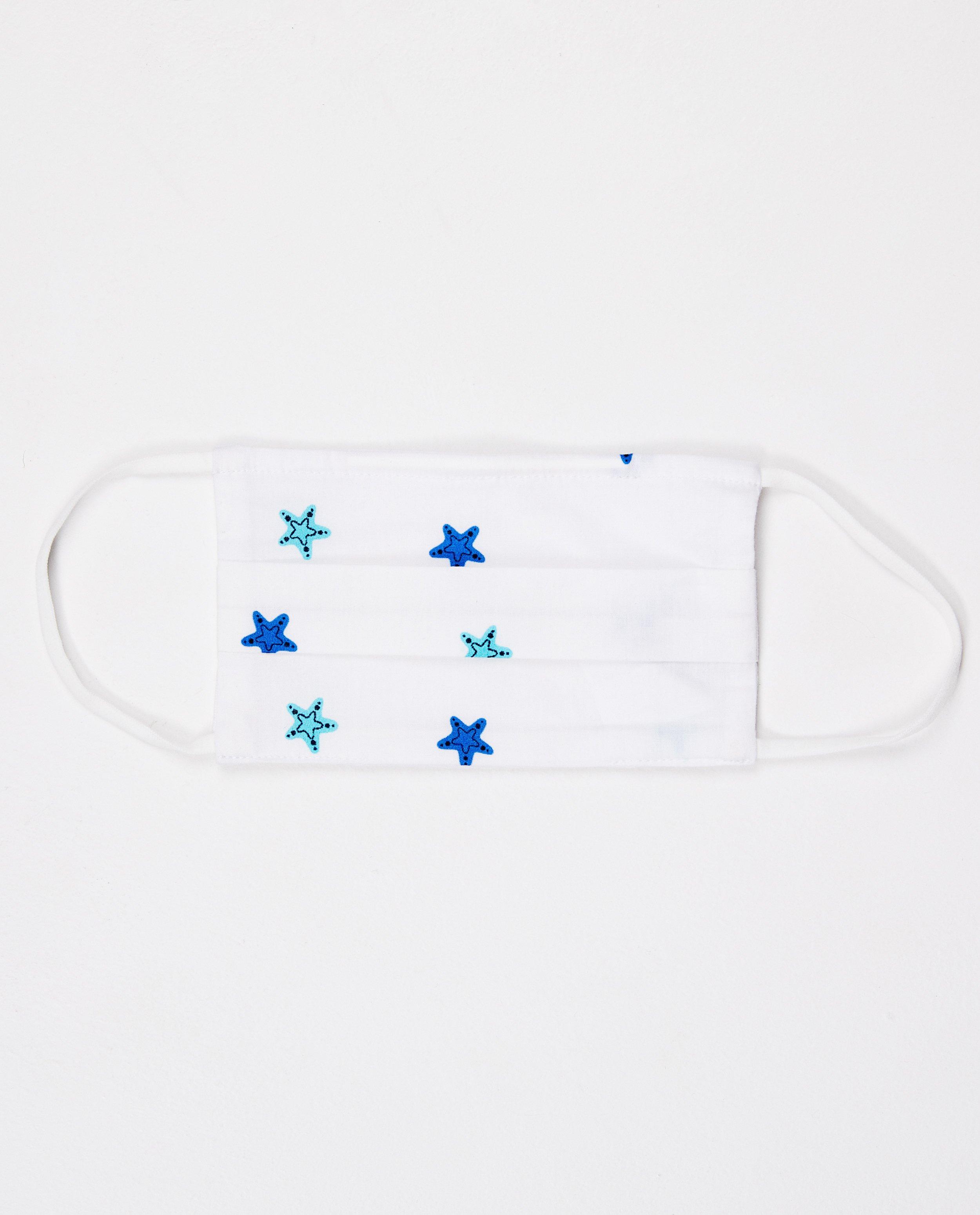 Ensemble de 2 masques - unisexe - blanc à imprimé - JBC