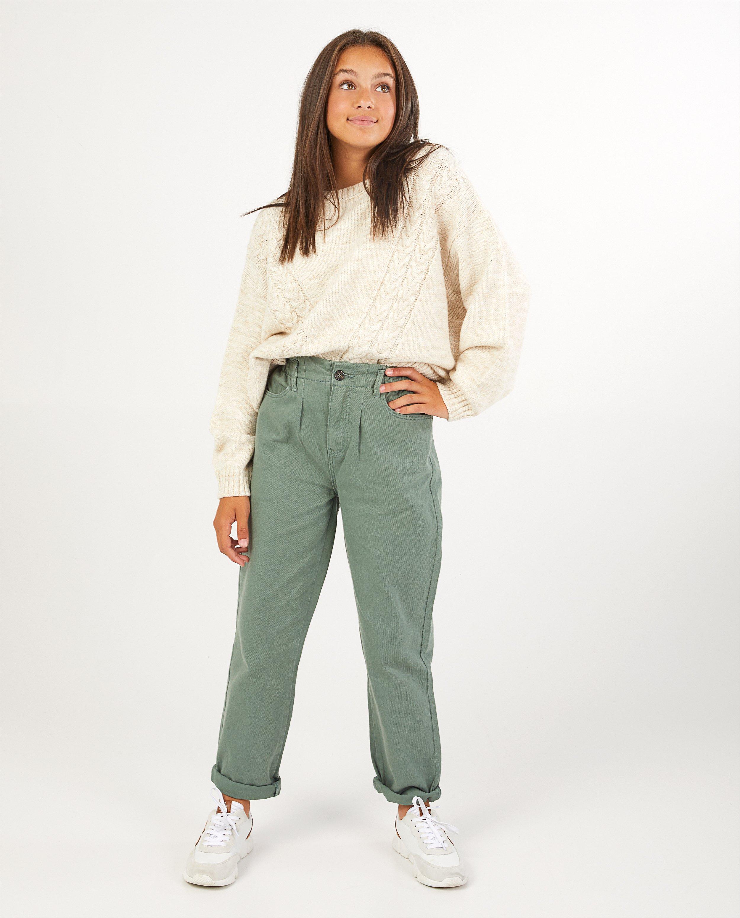 Groene jeansbroek Renee - Product Detail - khaki - afbeelding nummer 1