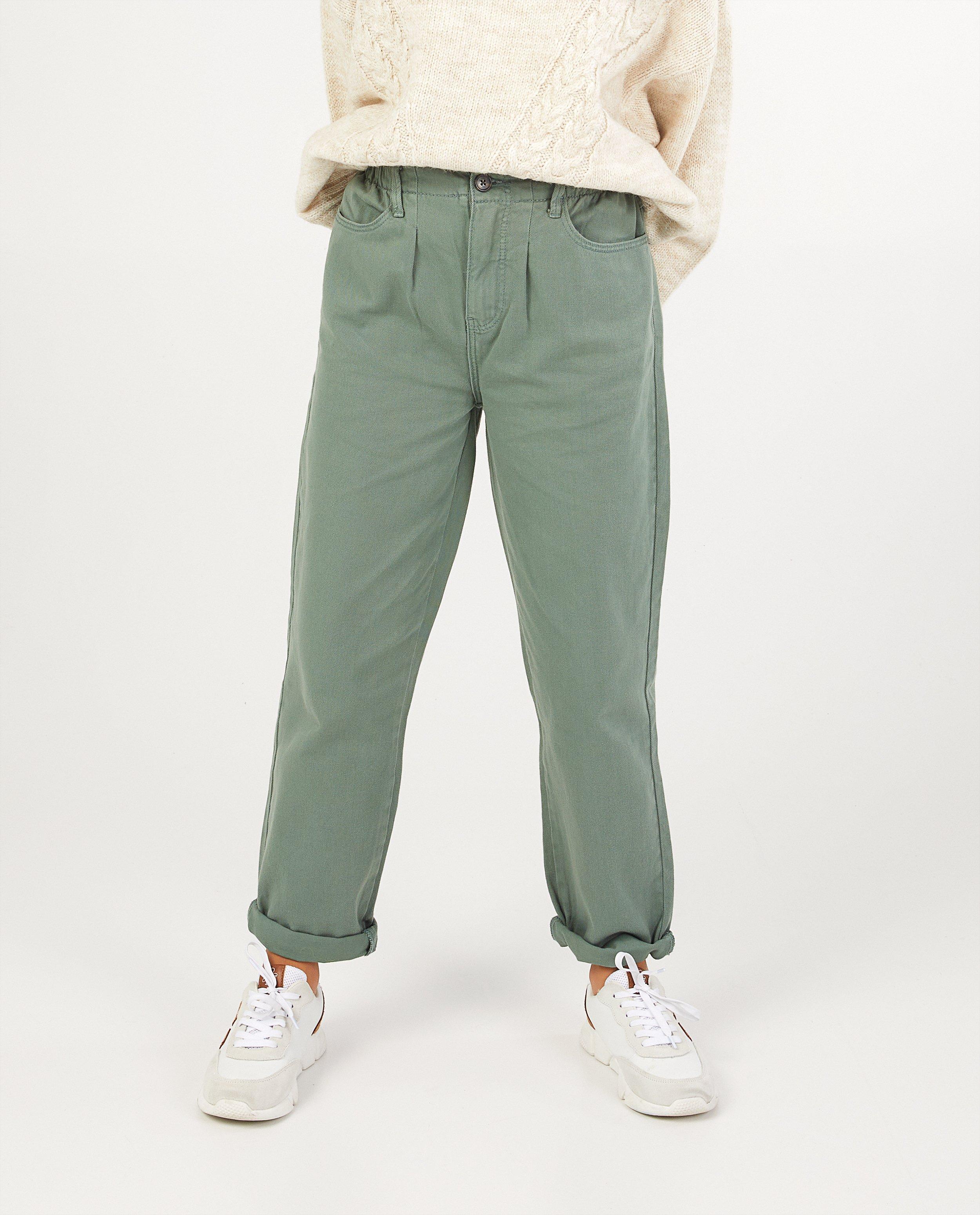 Groene jeansbroek Renee - Product Detail - khaki - afbeelding nummer 2