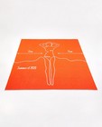 Oranje corona-proof strandhanddoek - dames - JBC
