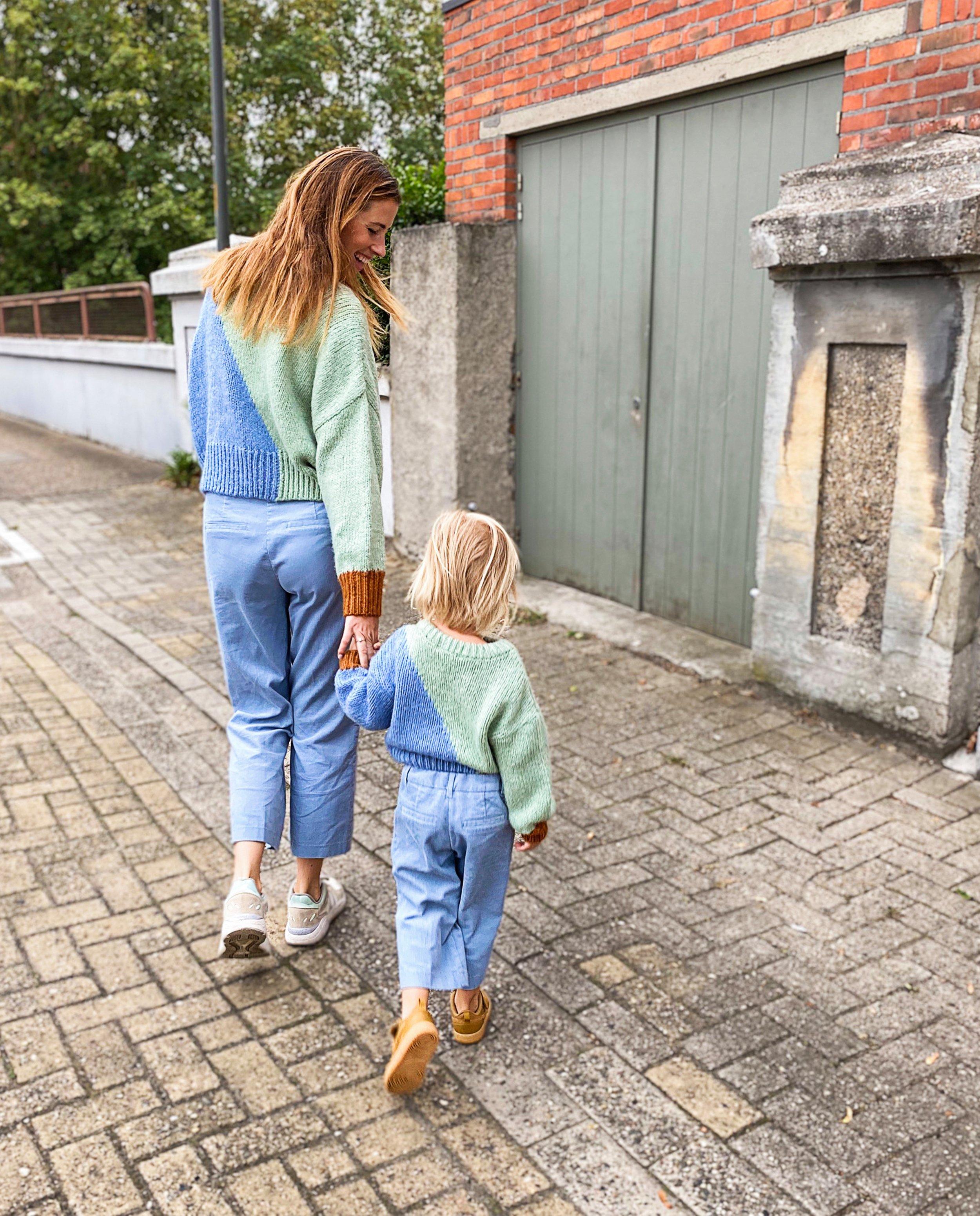 Truien - Blauw-groene trui