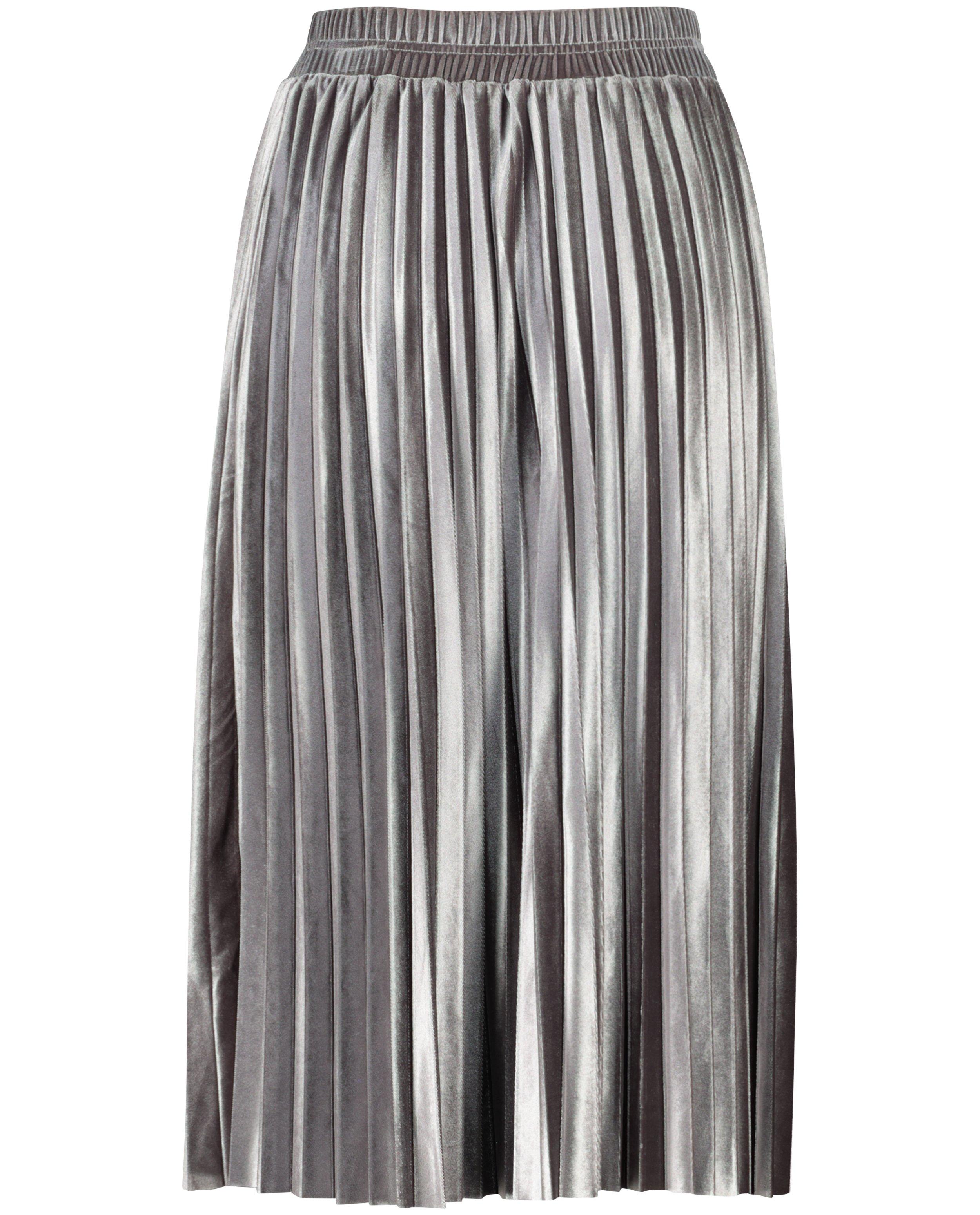 Jupe pliss&eacute;e argent&eacute;e Sora - D&eacute;tails du produit - gris clair - image num&eacute;ro 6