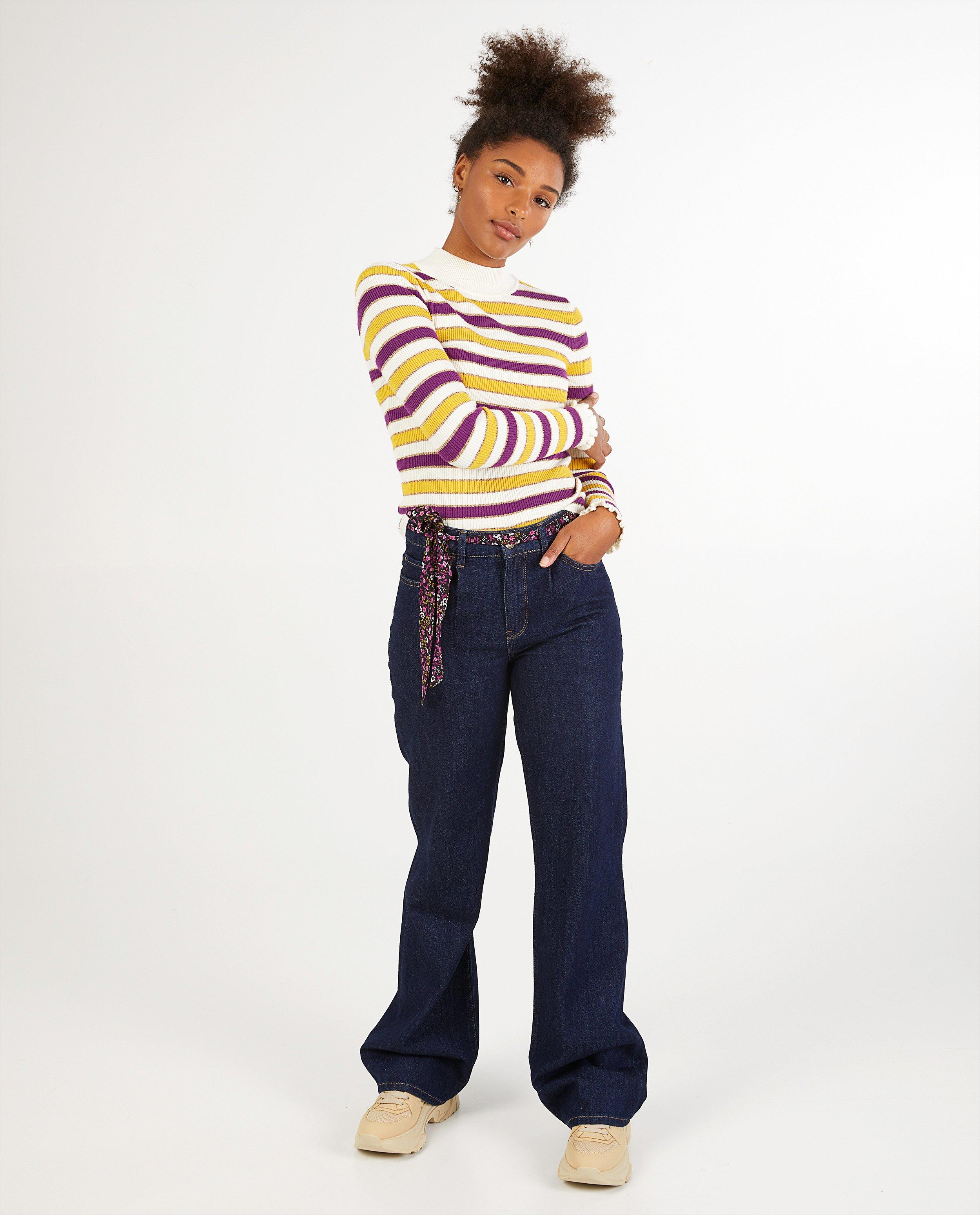 Jeans bleu foncé Karen Damen - stretch - Karen Damen