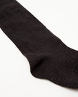 Chaussettes - Collant noir avec fil métallisé