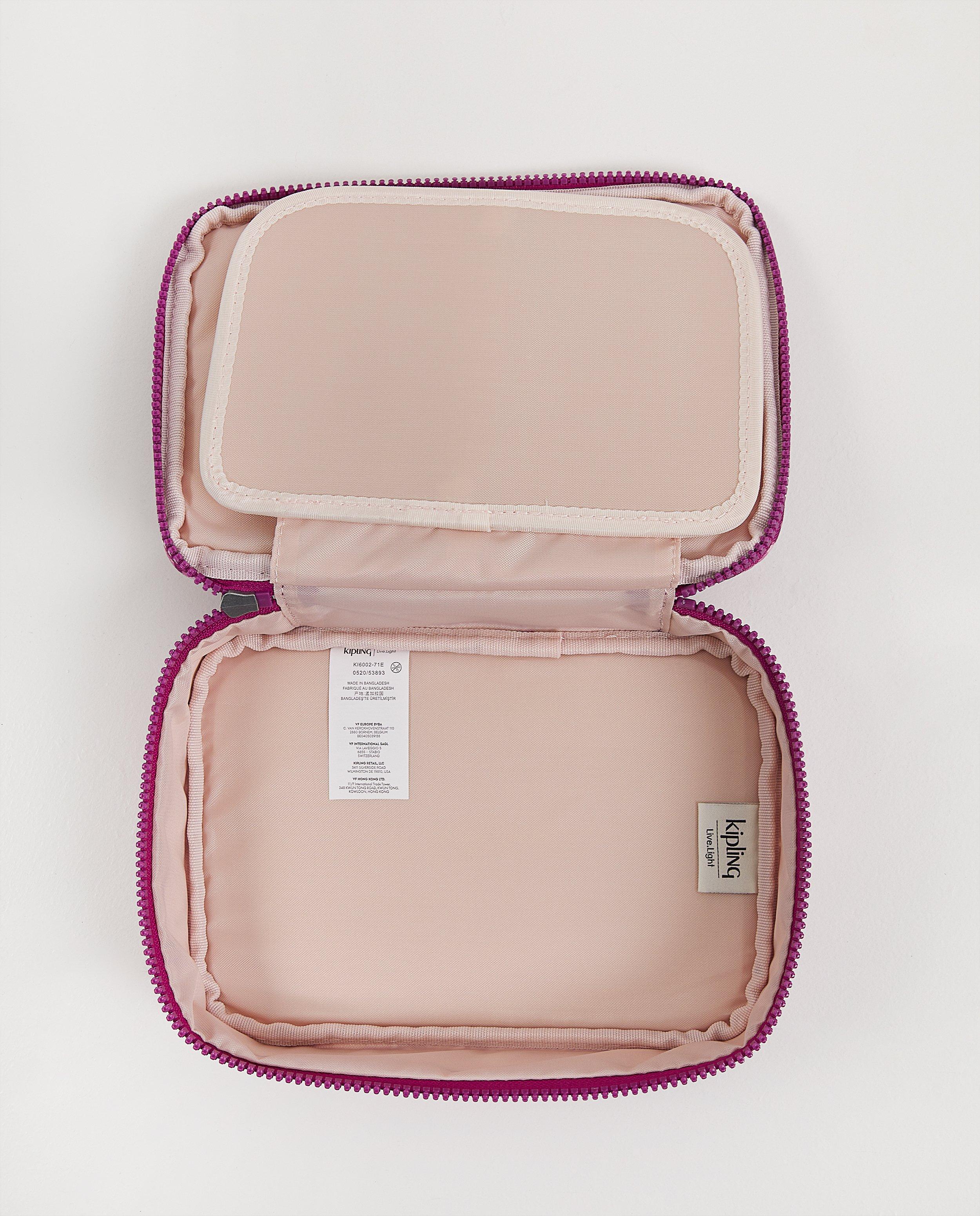 Sacs - Trousse rose avec imprimé Kipling