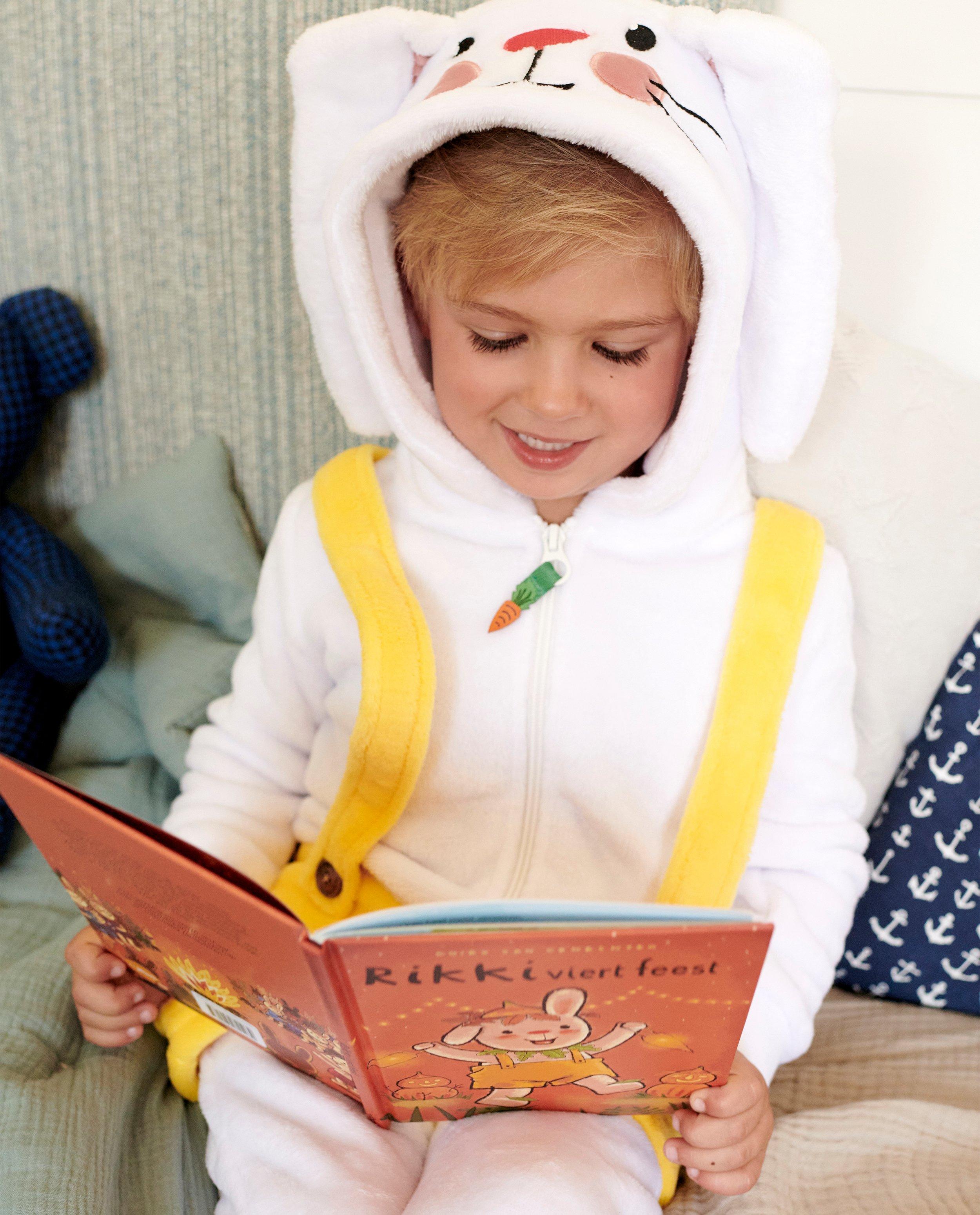 Nachtkleding - Rikki-set: onesie + boek (NL)