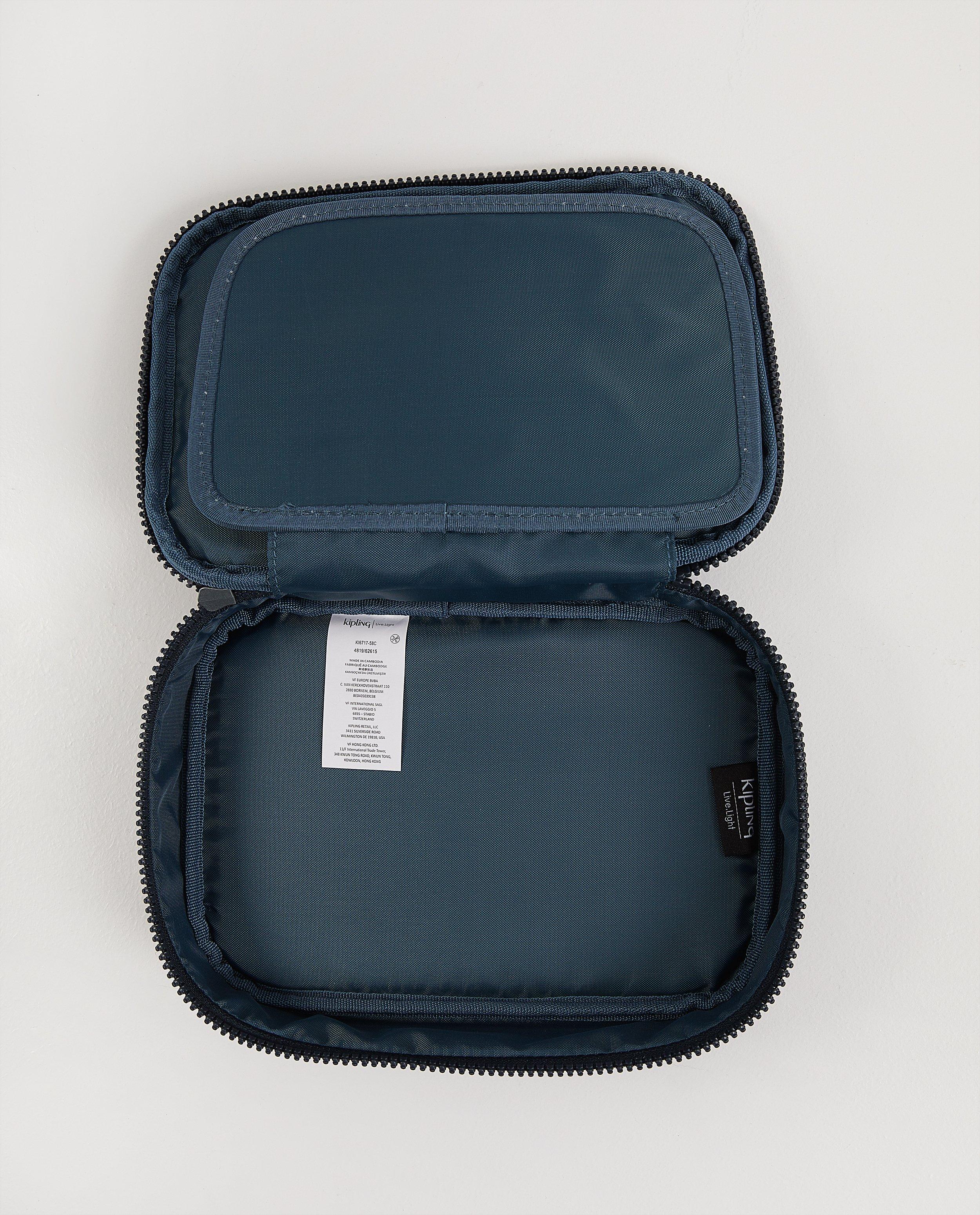 Handtassen - Grote pennenzak in blauw Kipling