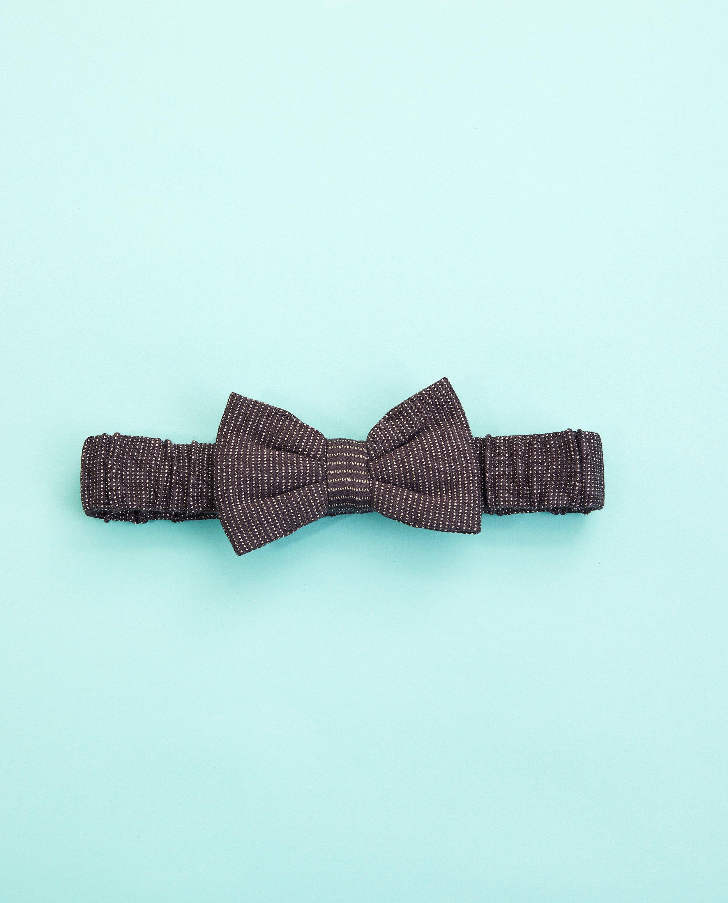 Bandeau gris foncé - avec un nœud - Cuddles and Smiles