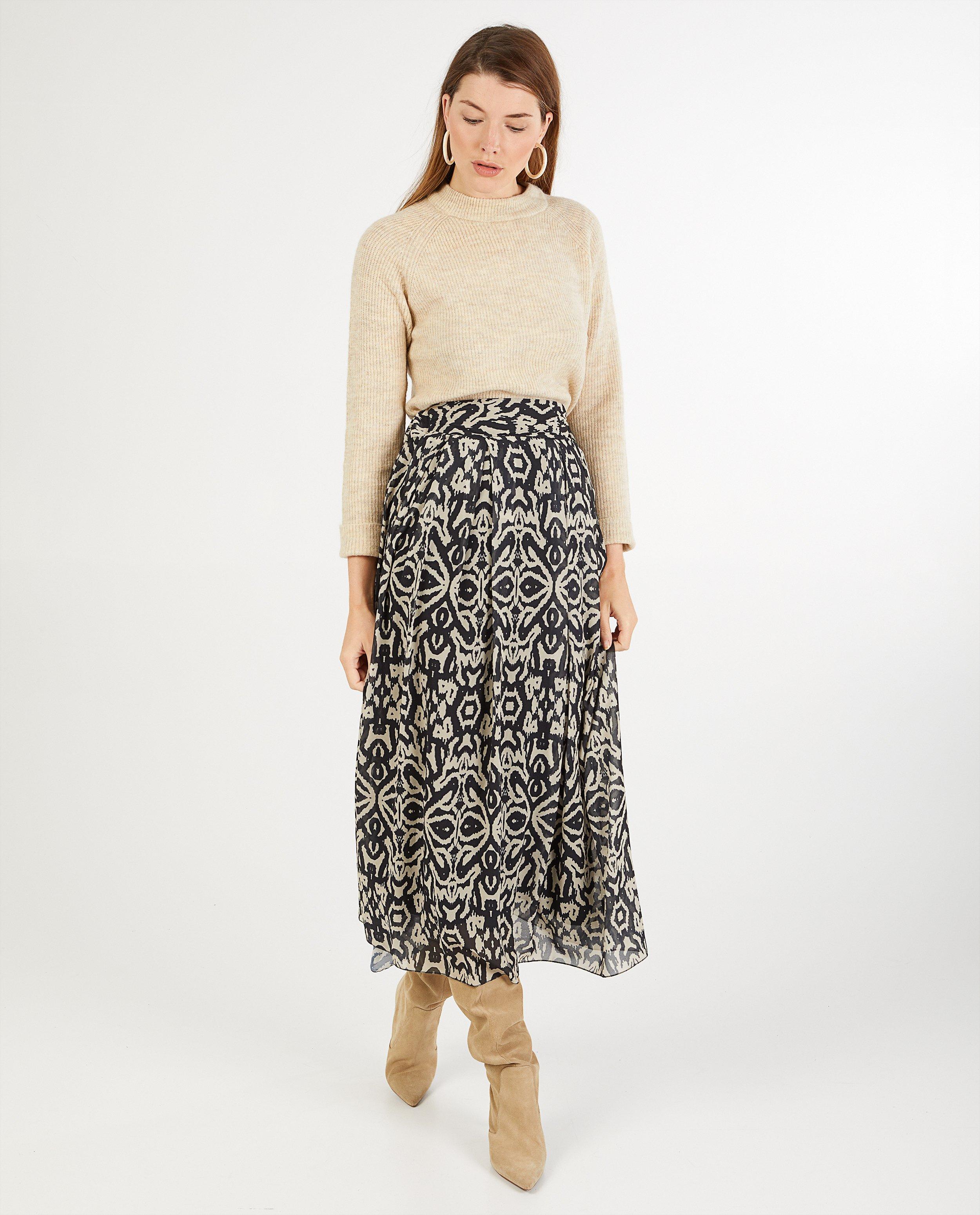 Beige trui Pieces - van fijne brei - Pieces