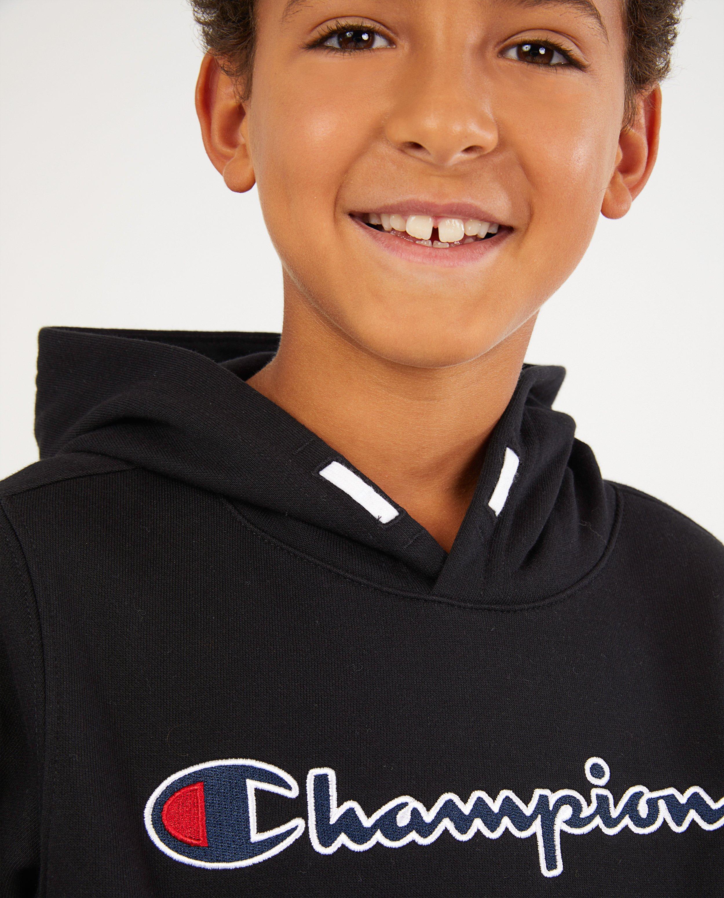 Sweaters - Zwarte hoodie Champion