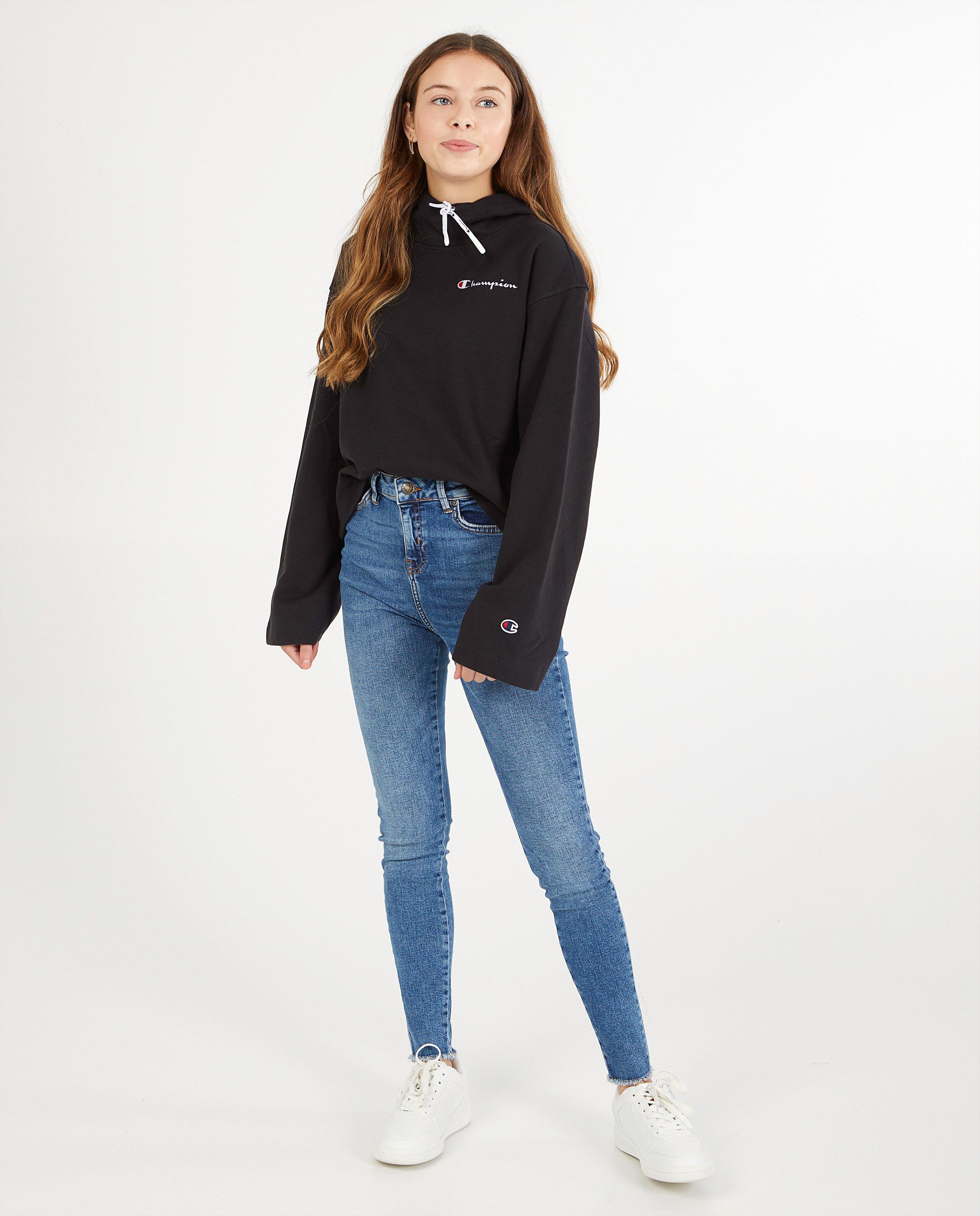 Hoodie noir Champion - custom fit - Champion