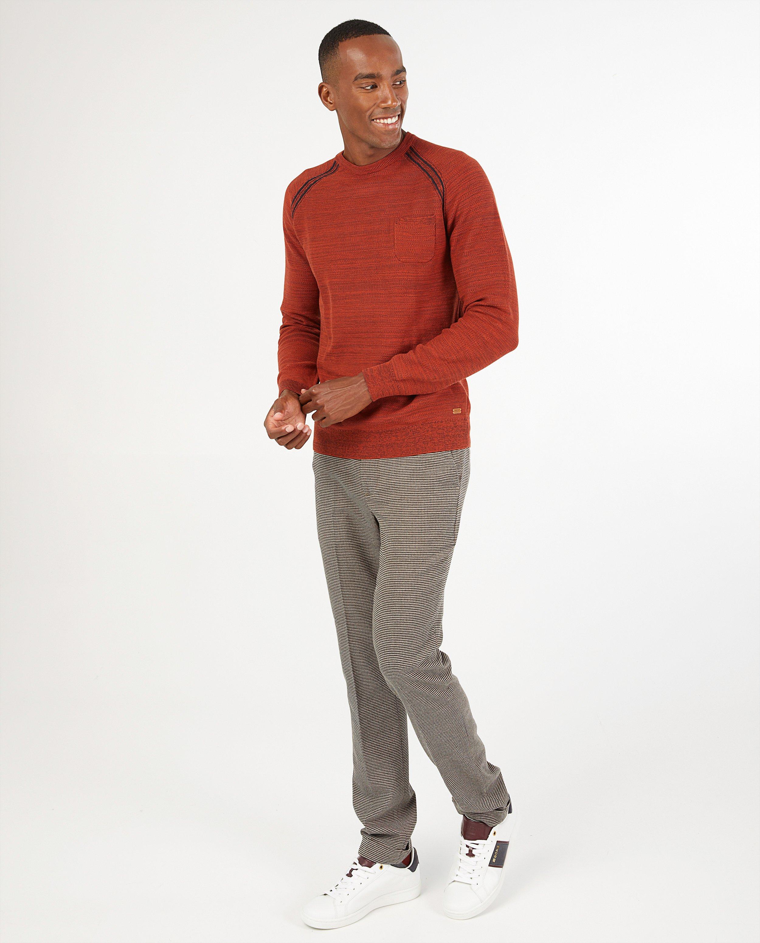 Pull rouge Hampton Bays - en fin tricot - Hampton Bays
