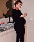 Aansluitende zwarte jurk JoliRonde - zwangerschap - Joli Ronde