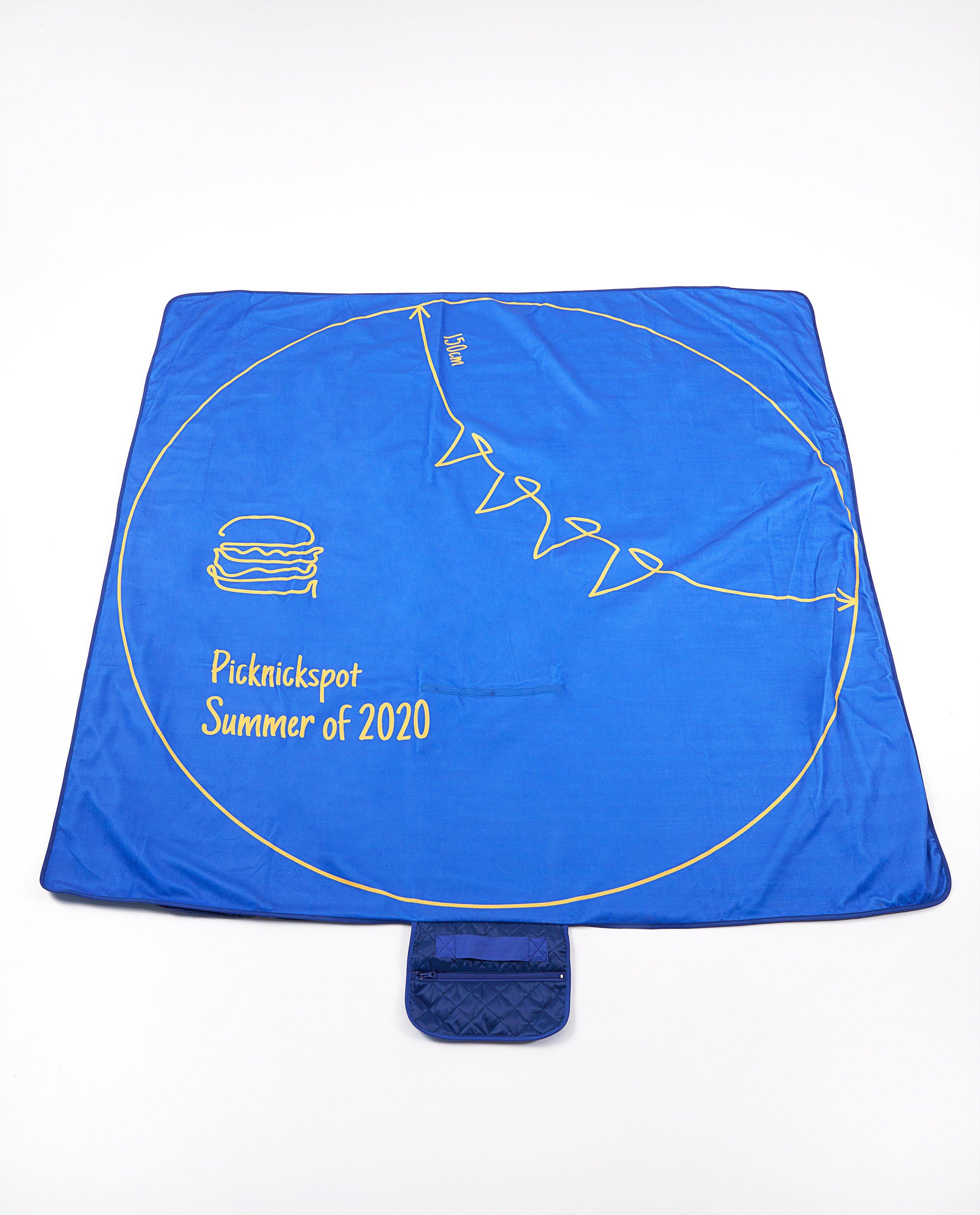 Blauw corona-proof picknickdeken - Summer of 2020 - JBC