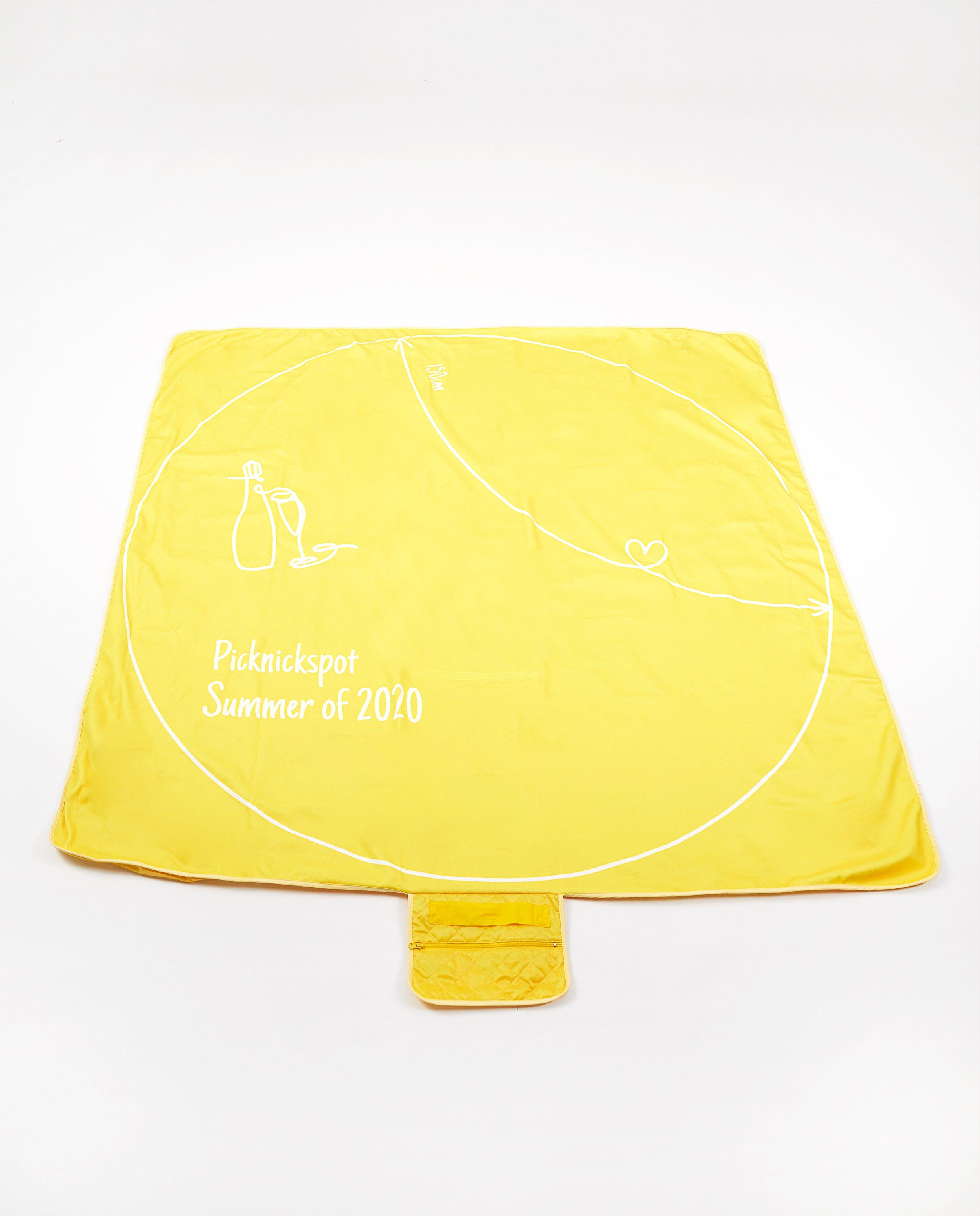 Geel corona-proof picknickdeken - Summer of 2020 - JBC