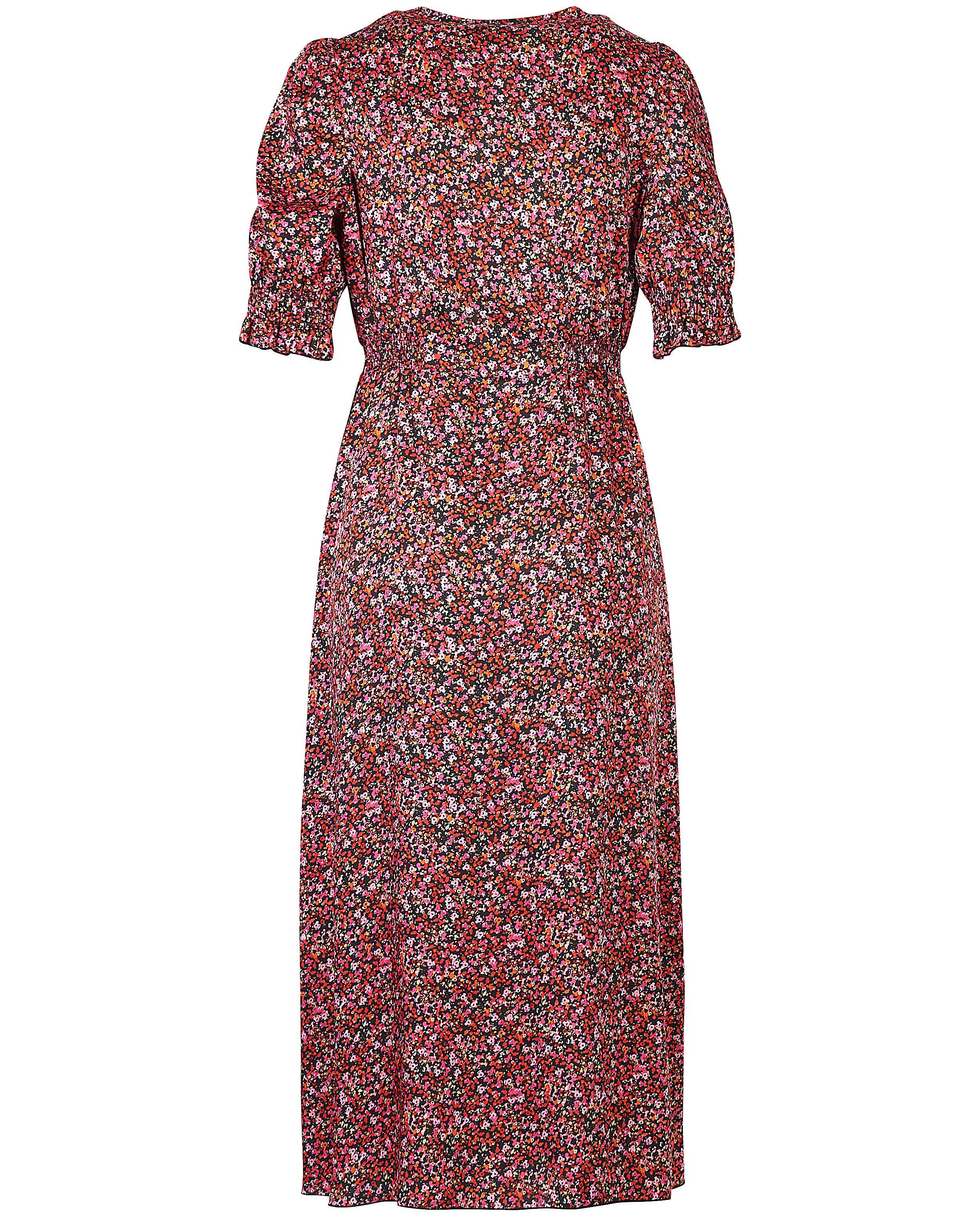 Zwarte jurk met bloemenprint Youh! - Product Detail - rood - afbeelding nummer 7