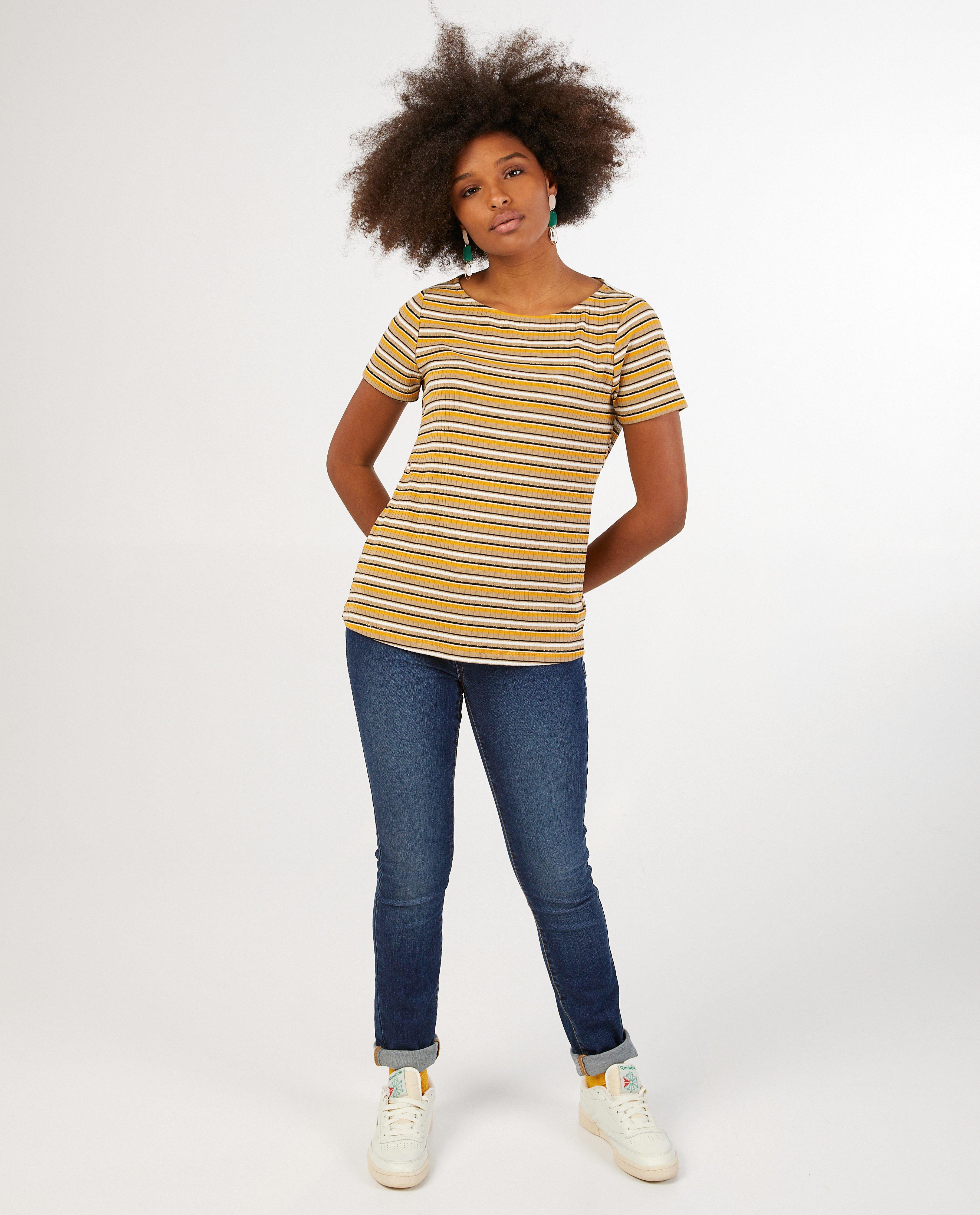 T-shirt met strepen Youh! - allover - Youh!