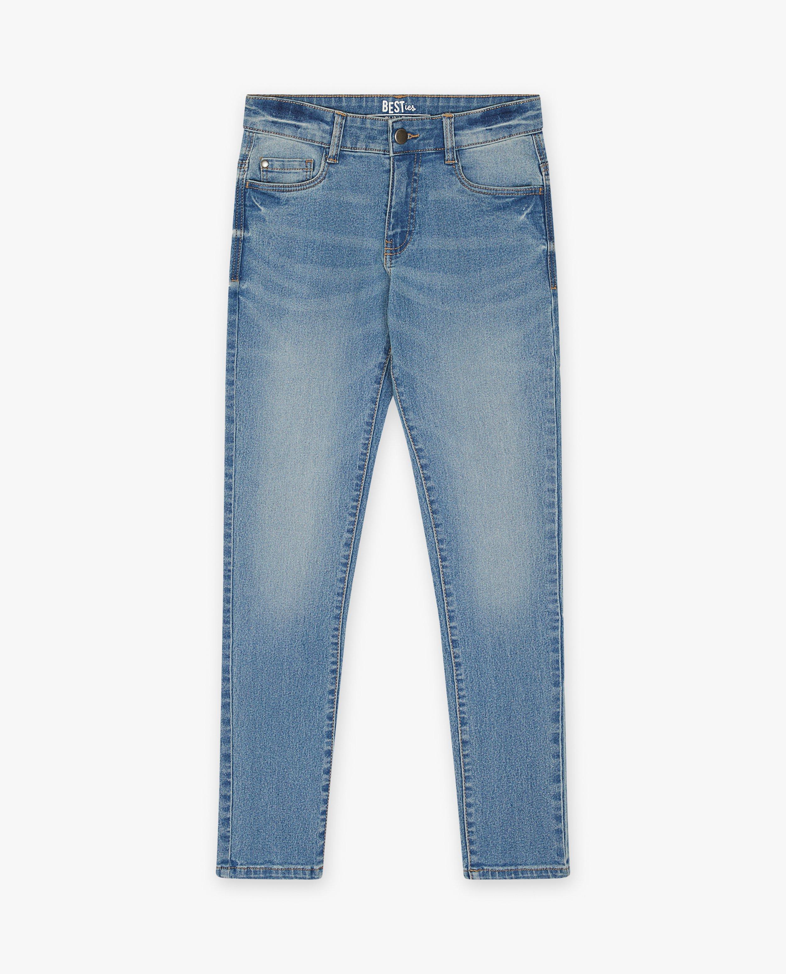 Jeans - Blauwe jeans, slim fit