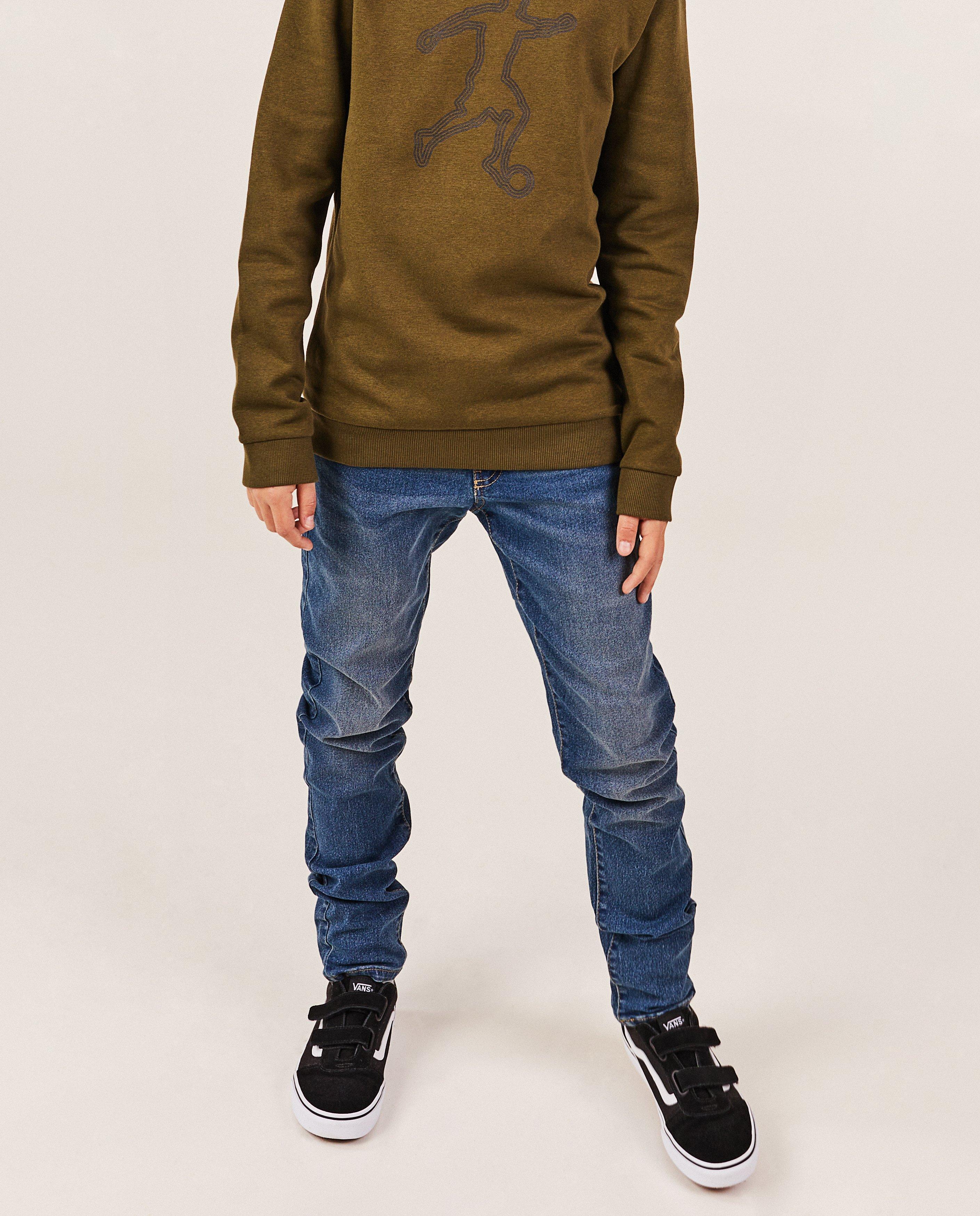 Blauwe jeans, slim fit - in blauw - JBC