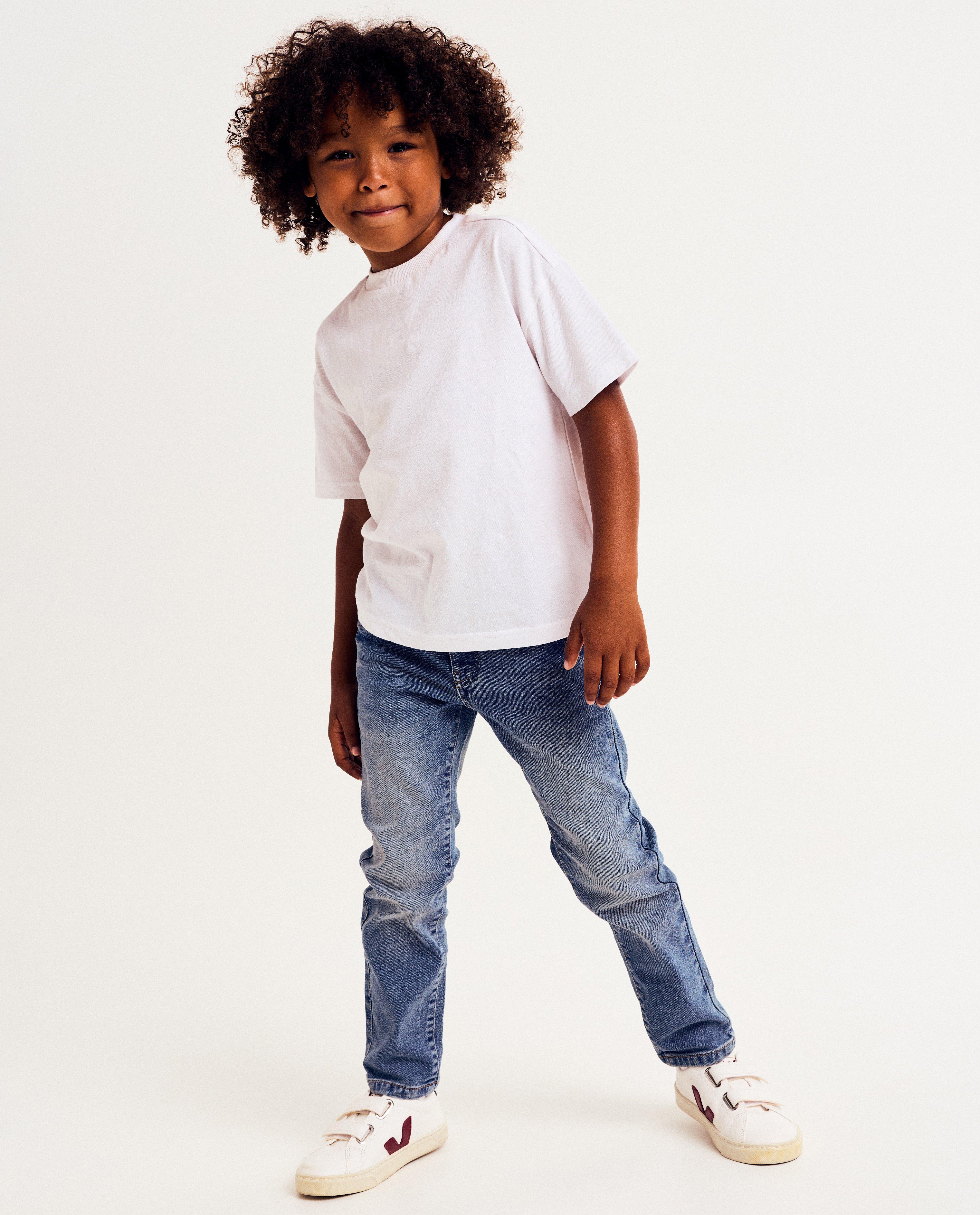 Blauwe jeans, slim fit - in blauw - JBC