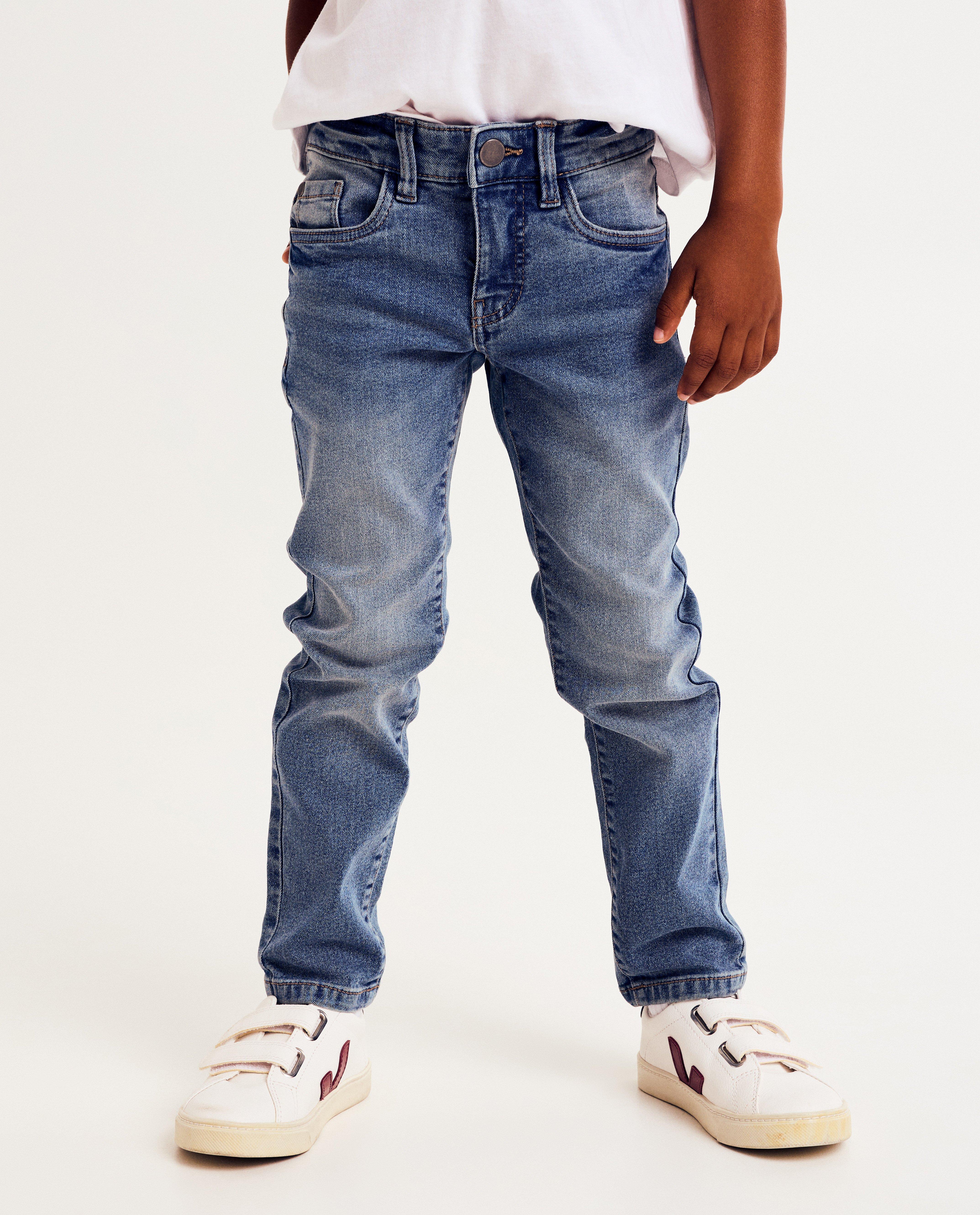 Jeans - Blauwe jeans, slim fit