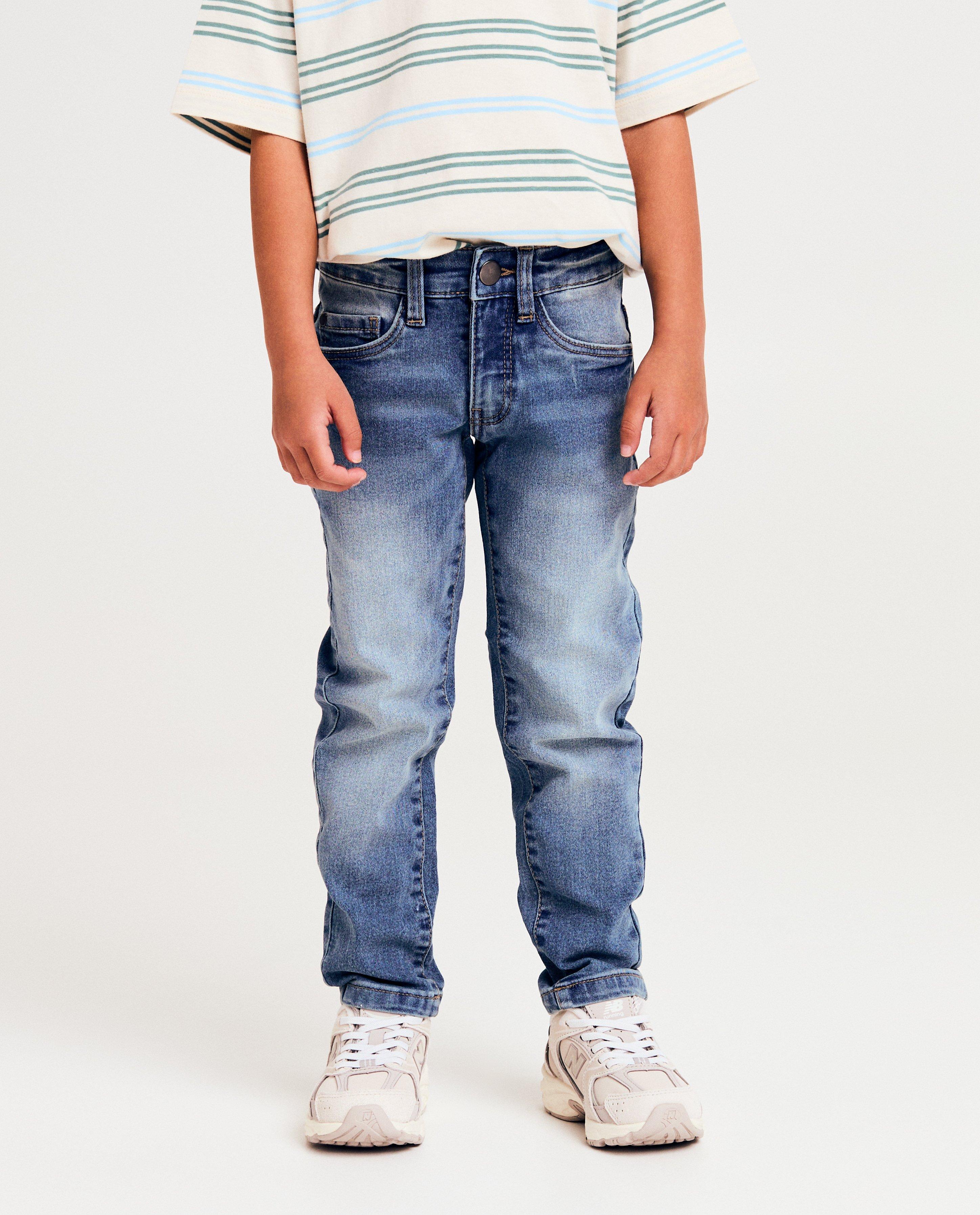 Jeans - Blauwe jeans, slim fit