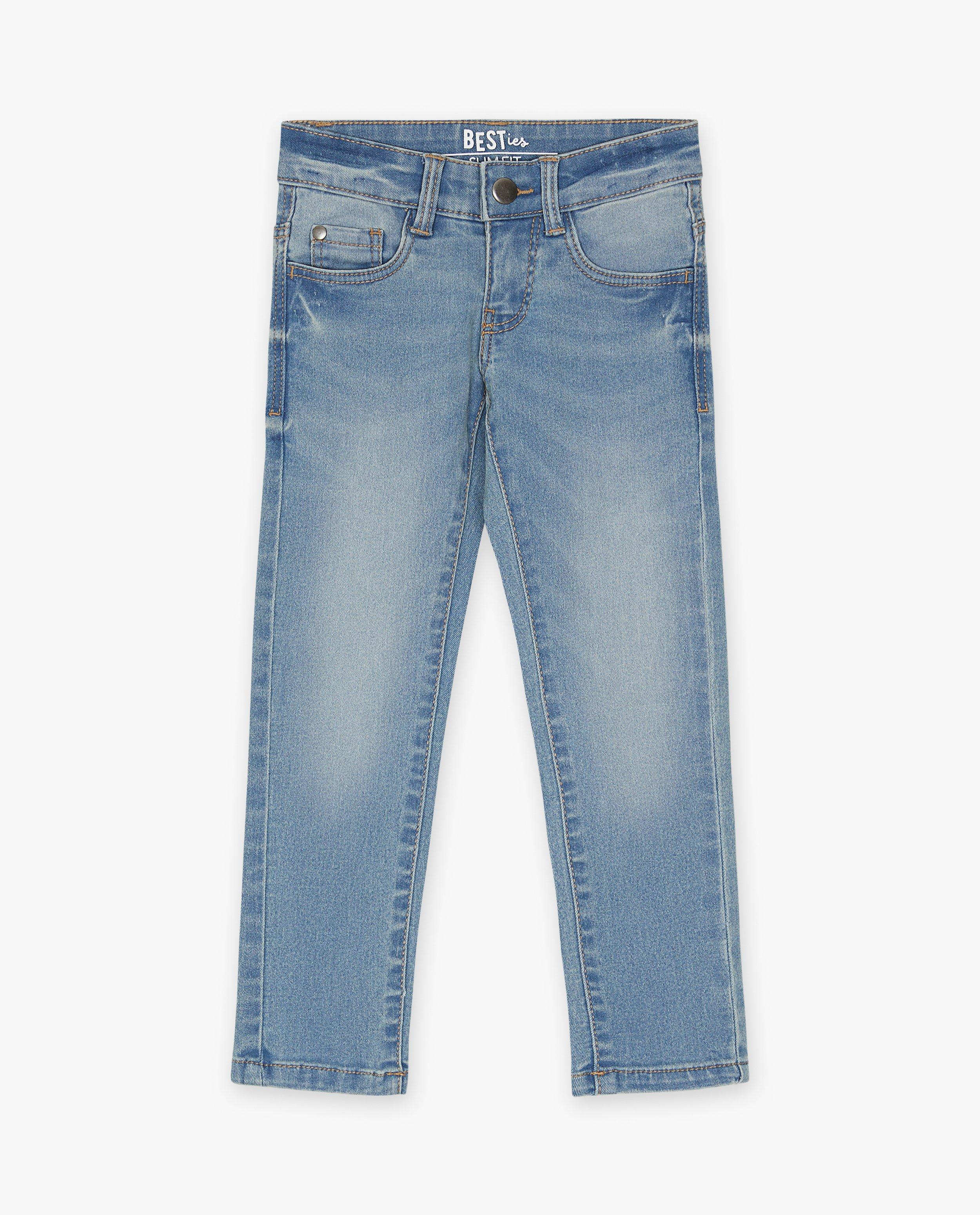 Jeans - Blauwe jeans, slim fit