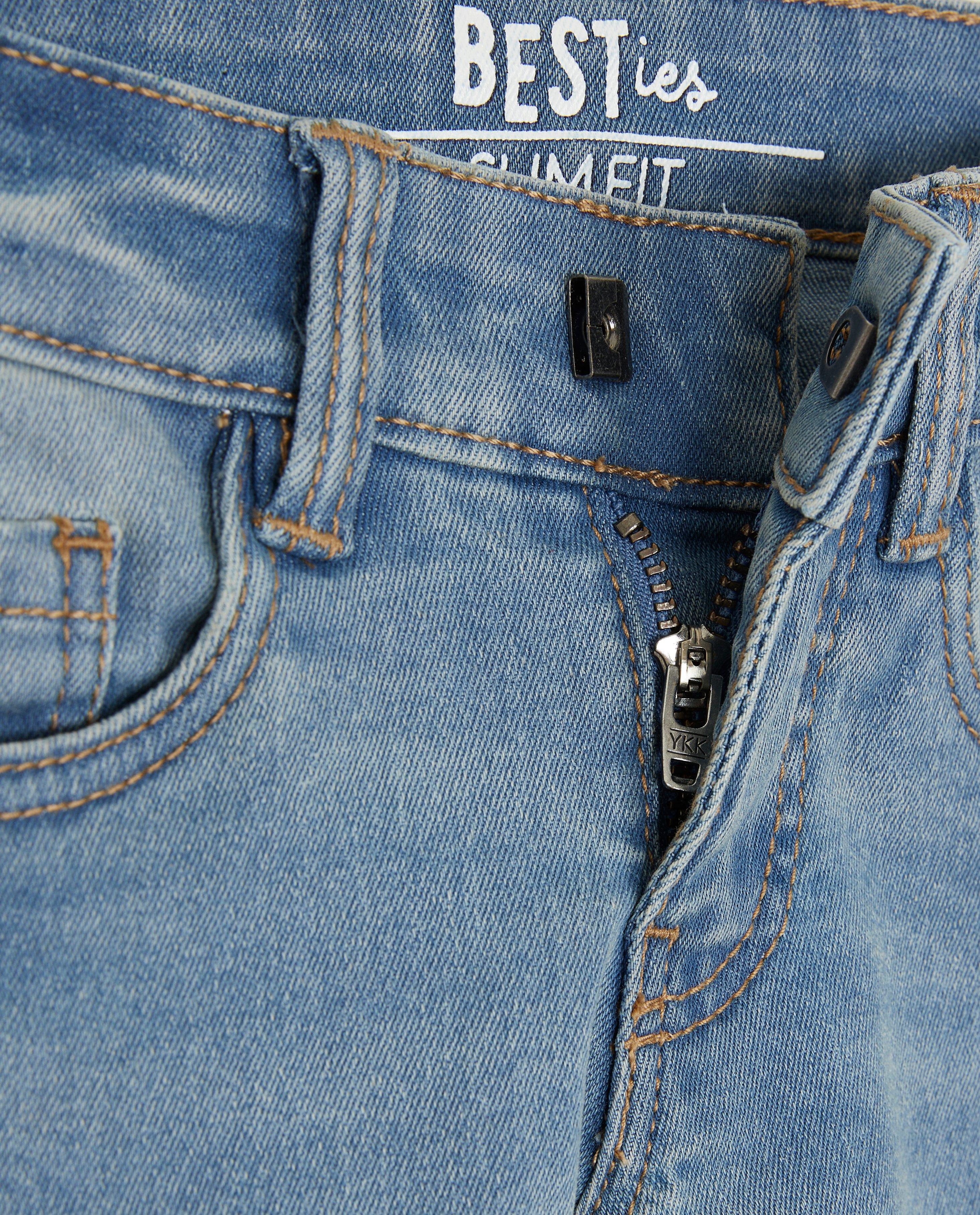 Jeans - Blauwe jeans, slim fit