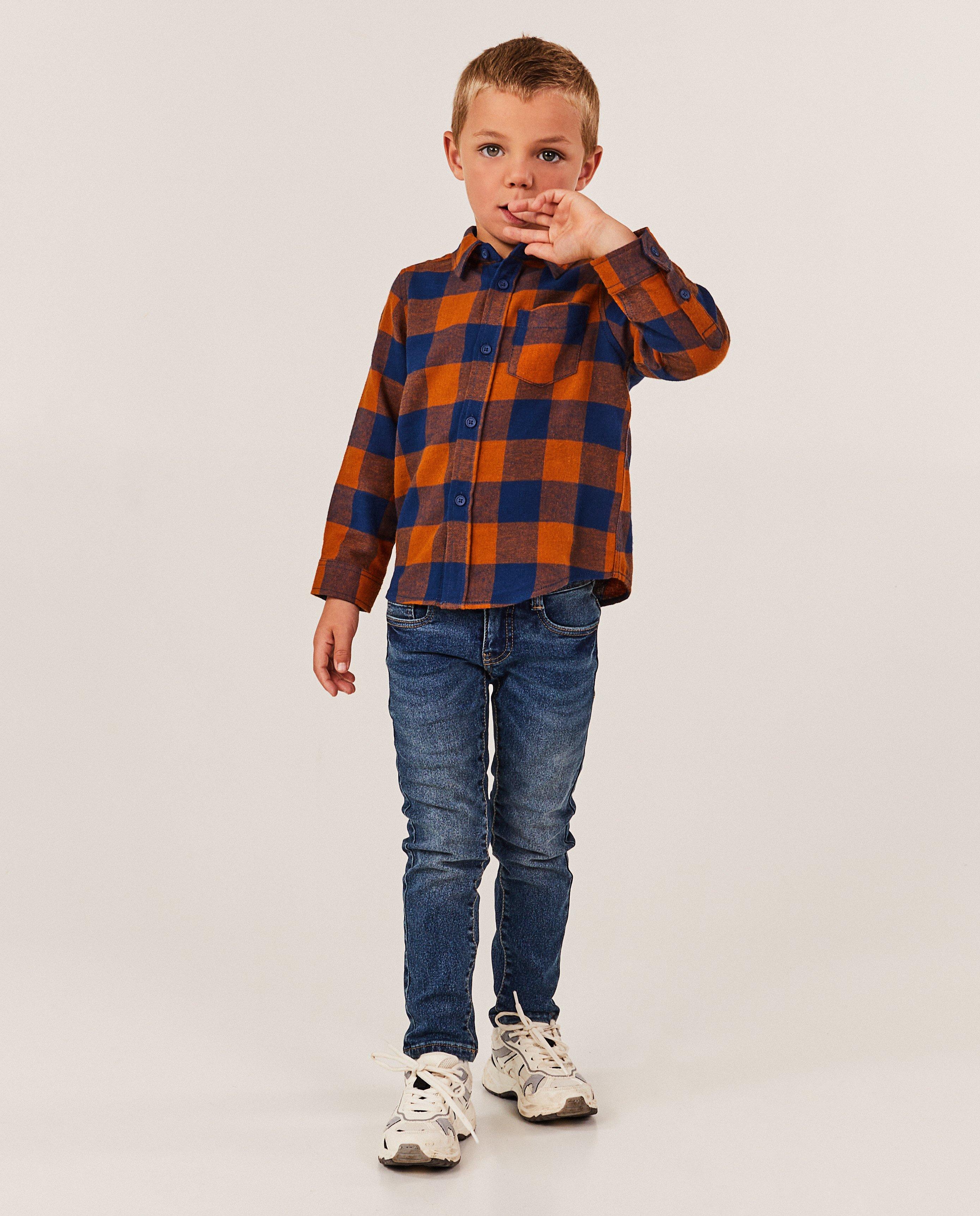 Lichtblauwe jeans, slim fit - in blauw - JBC