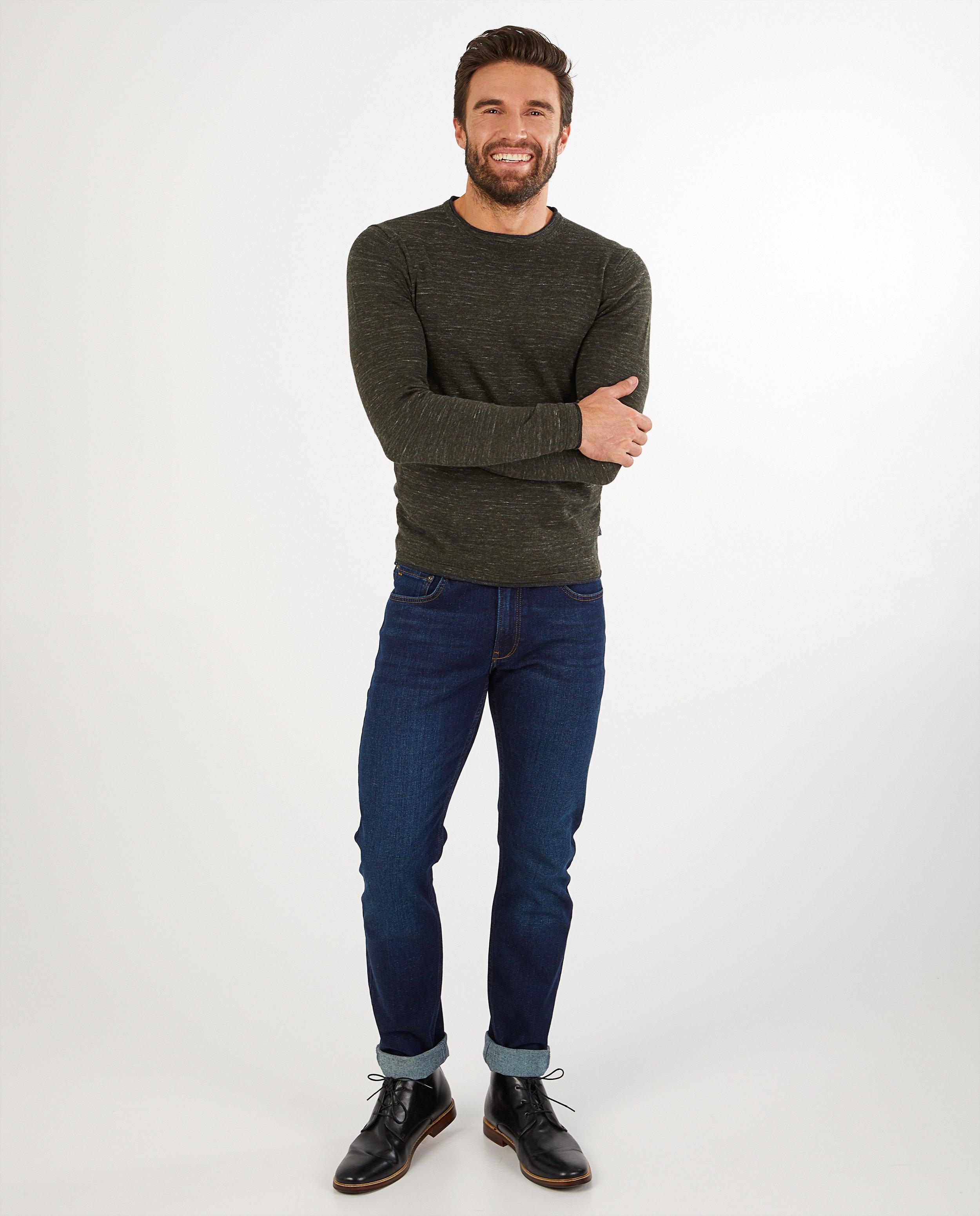 Pull gris foncé League Danois - en fin tricot - League Danois