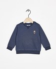 Blauwe sweater met print - allover - Cuddles and Smiles