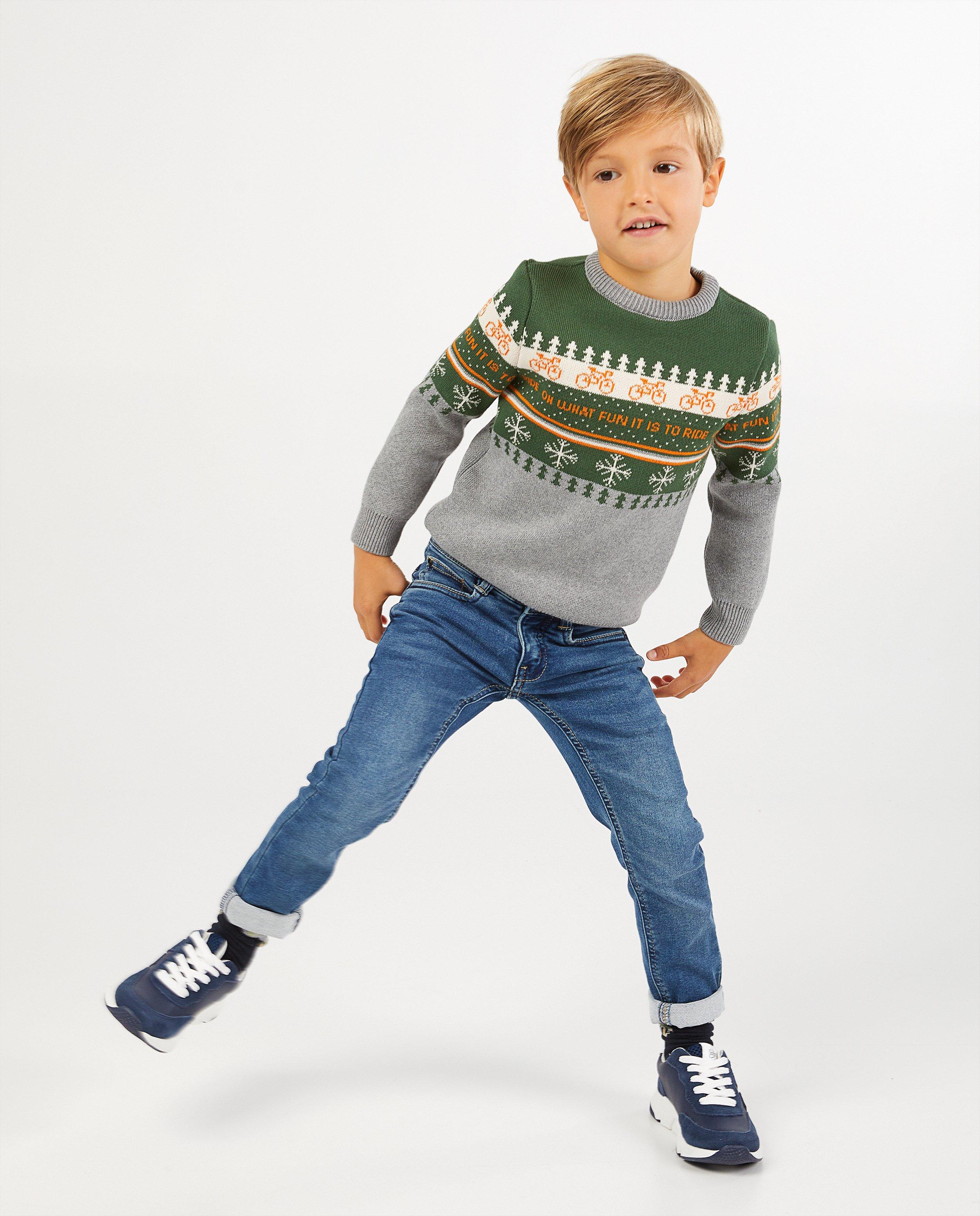 Pull de Noël Baptiste, 2-7 ans - twinning - Baptiste