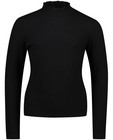 T-shirts - Zwarte longsleeve Steffi Mercie
