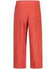 Pantalons - Oranje broek met ribreliëf Looxs