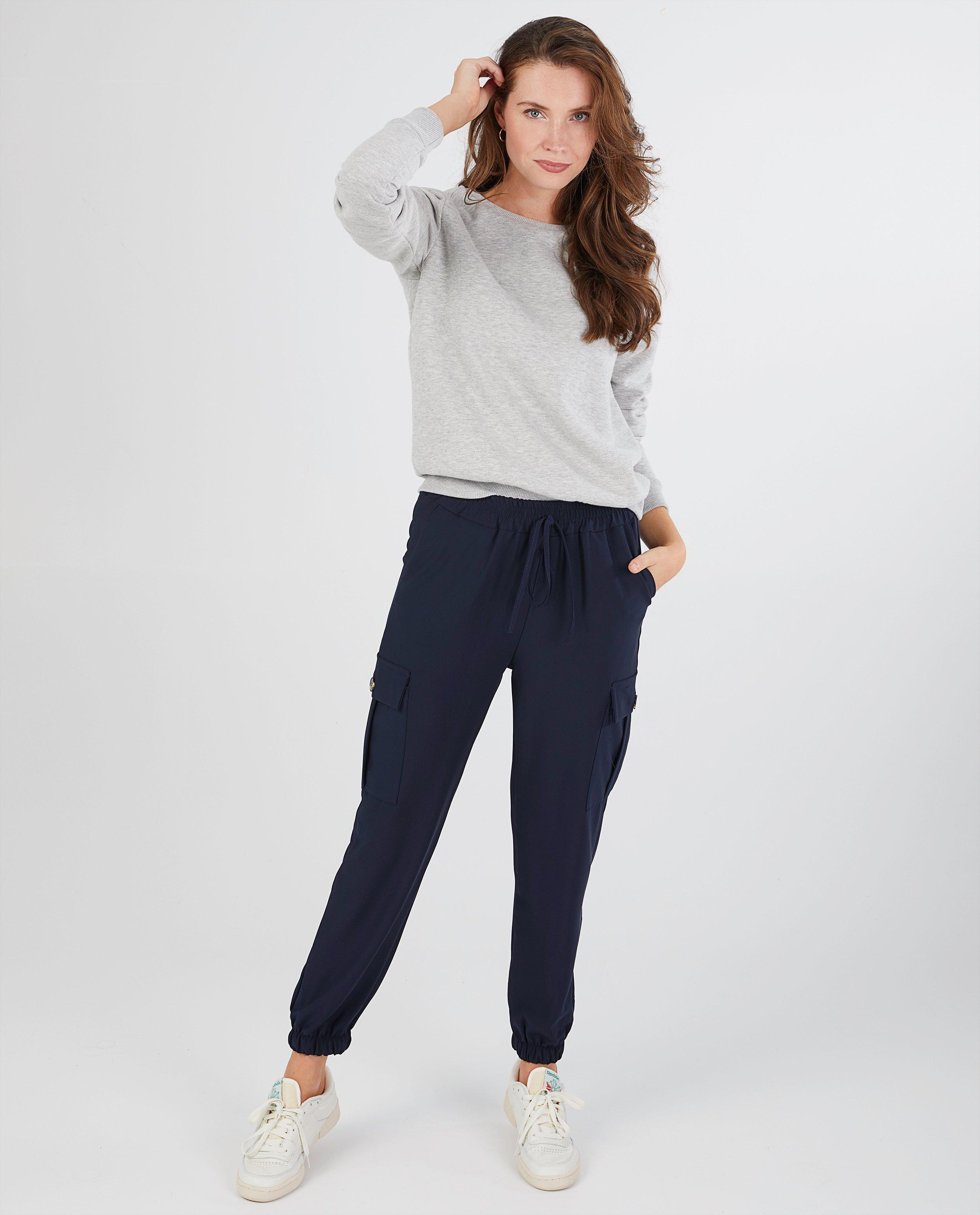Blauwe broek Atelier BXL - cargostijl - Atelier BXL