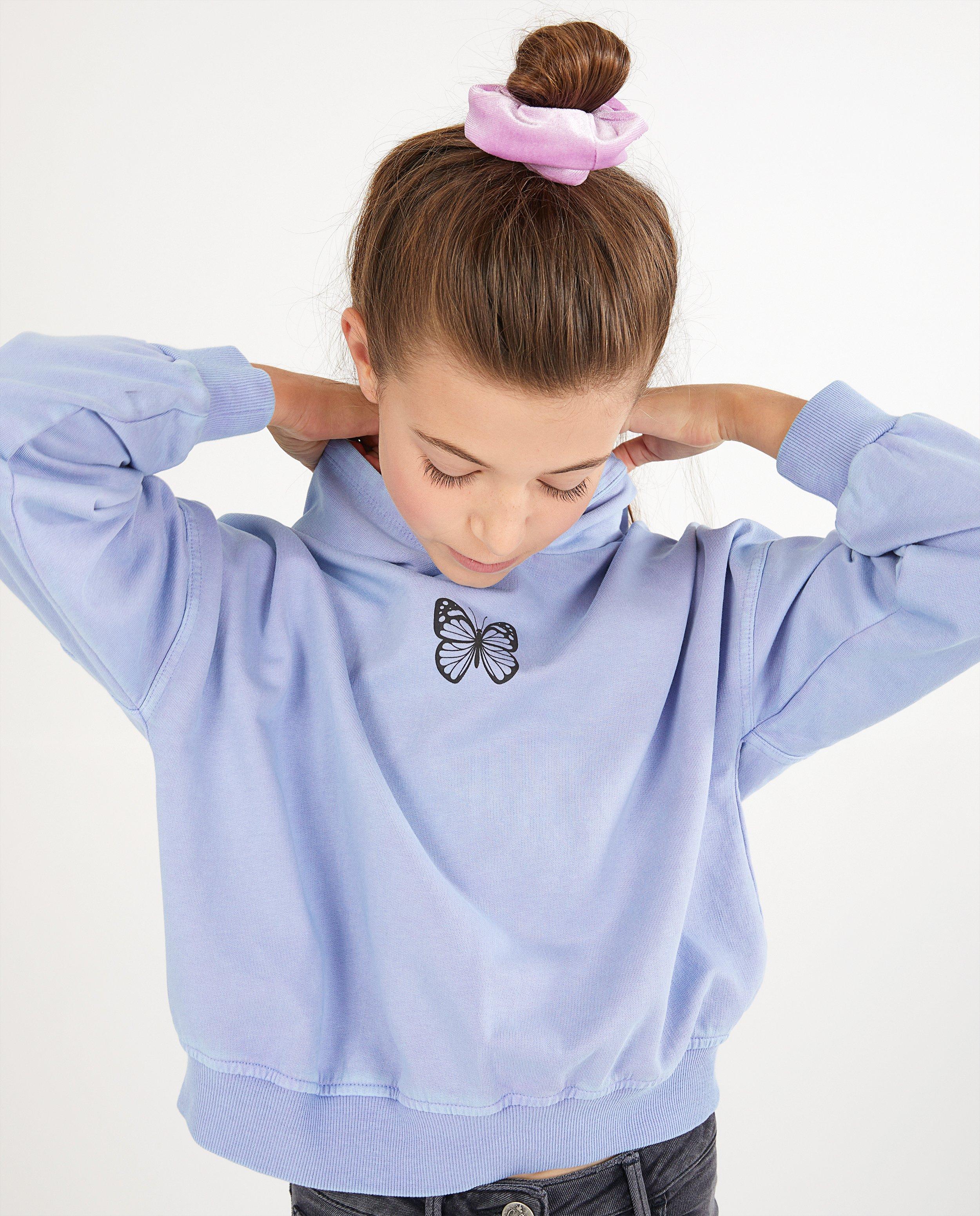 Sweaters - Hoodie met vlinder