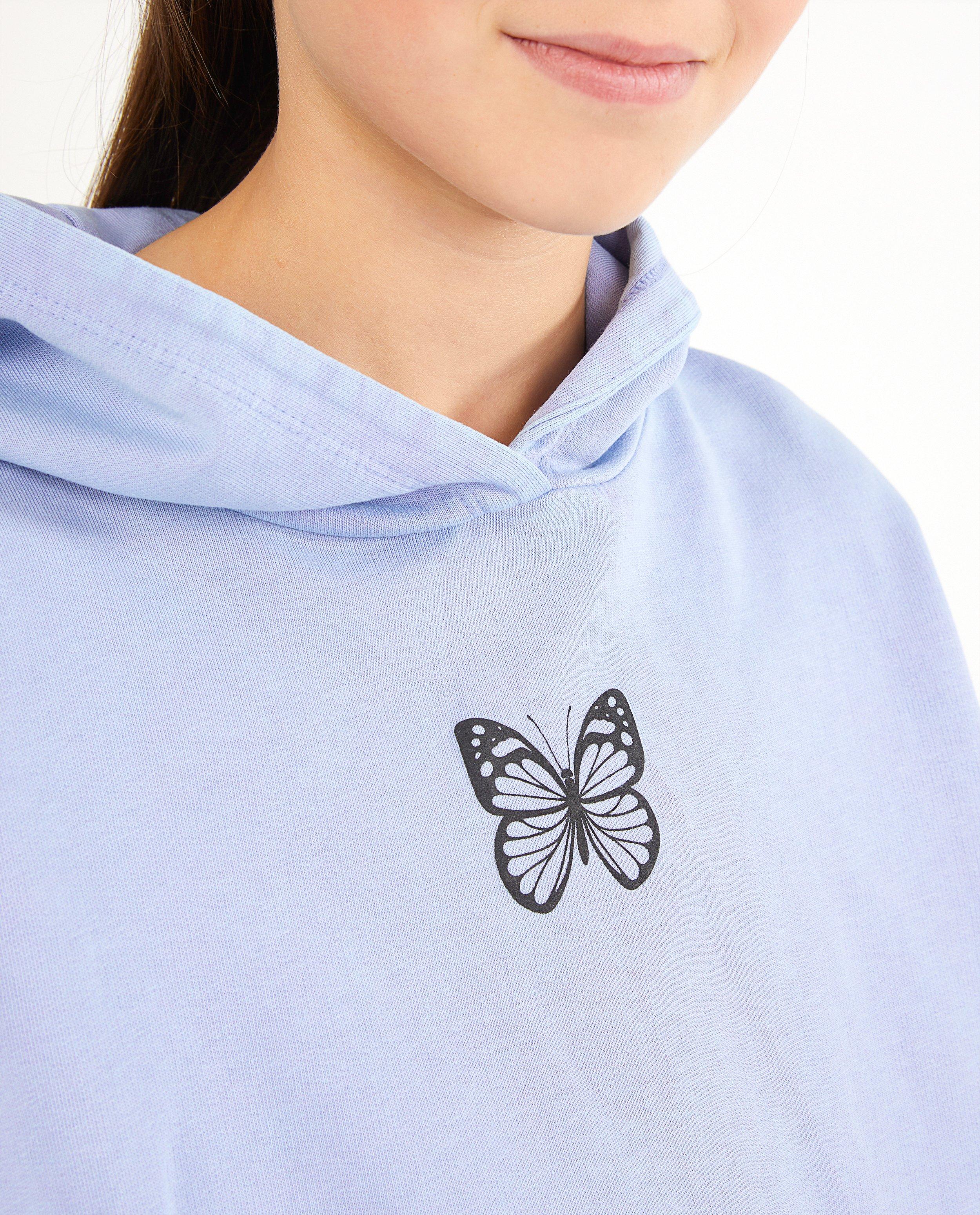Sweaters - Hoodie met vlinder