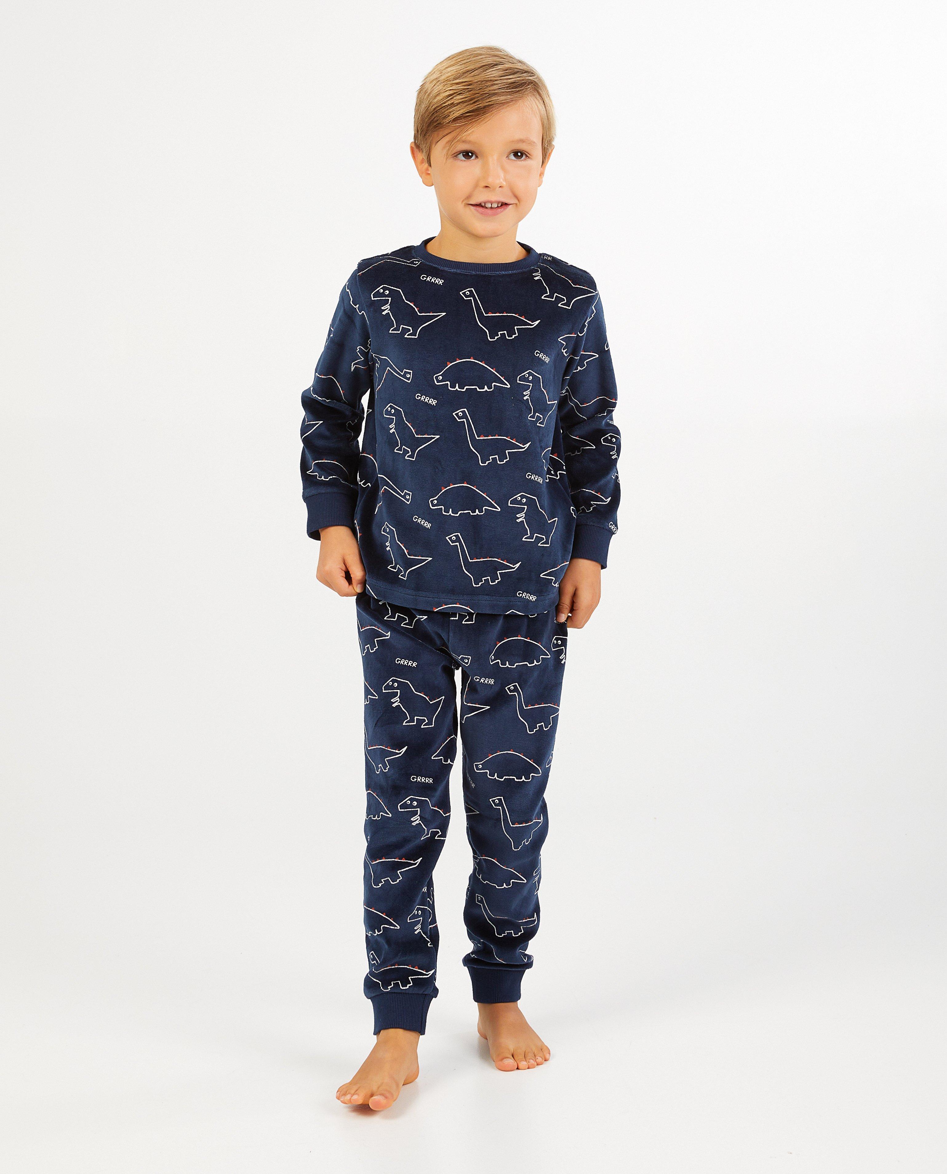 Pyjamas - Lichtgroene pyjama met print